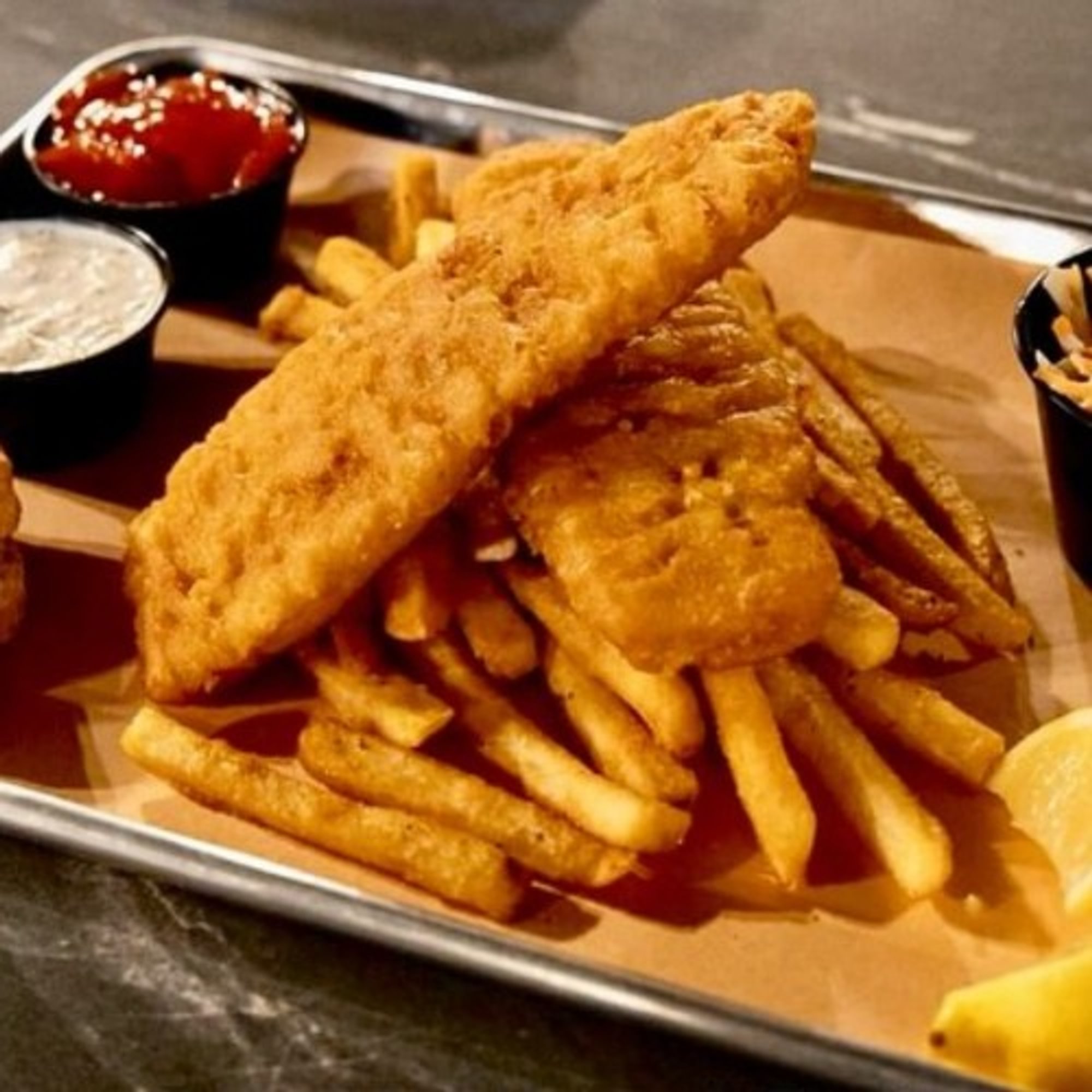 Beer Battered Fish & Chips