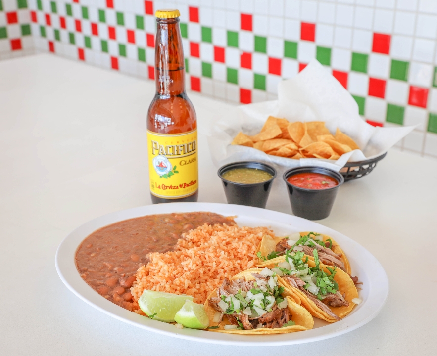 Plate 3 Soft Taco