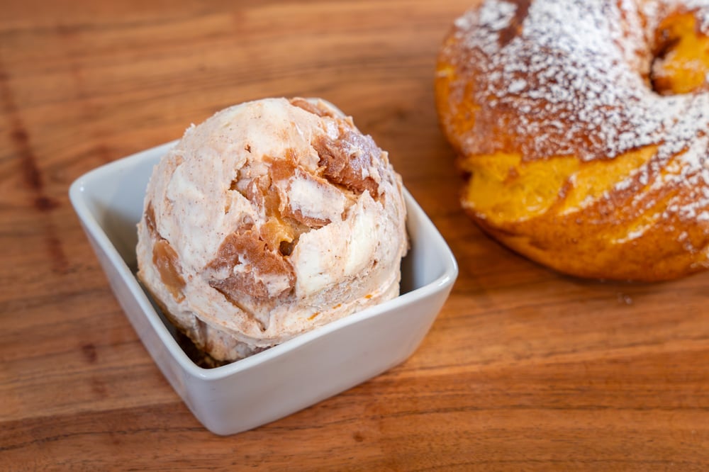 Roasted Apple Cinnamon Cream Cheese