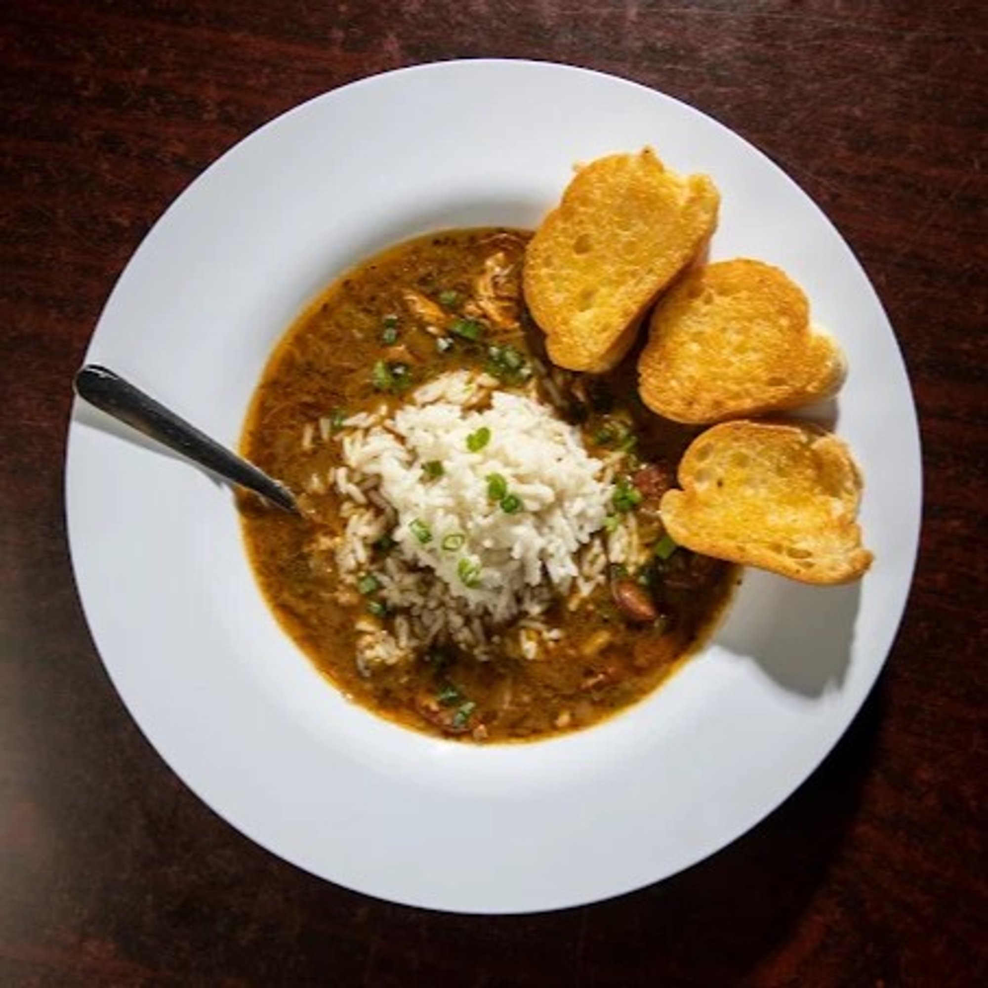 "Award winning" chicken and andouille sausage gumbo