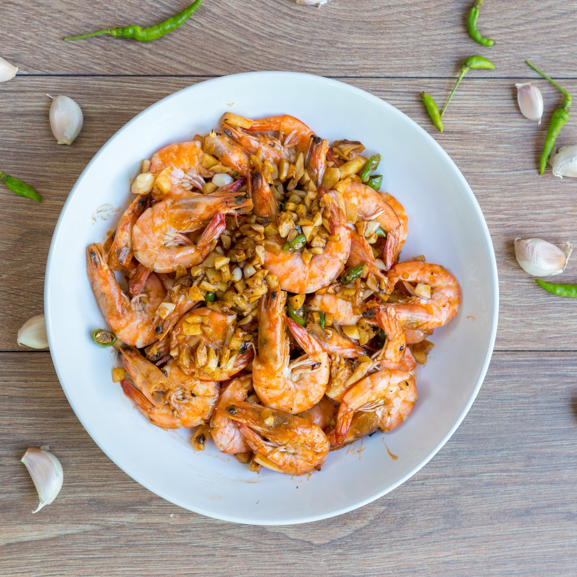 Salt Baked Shrimp