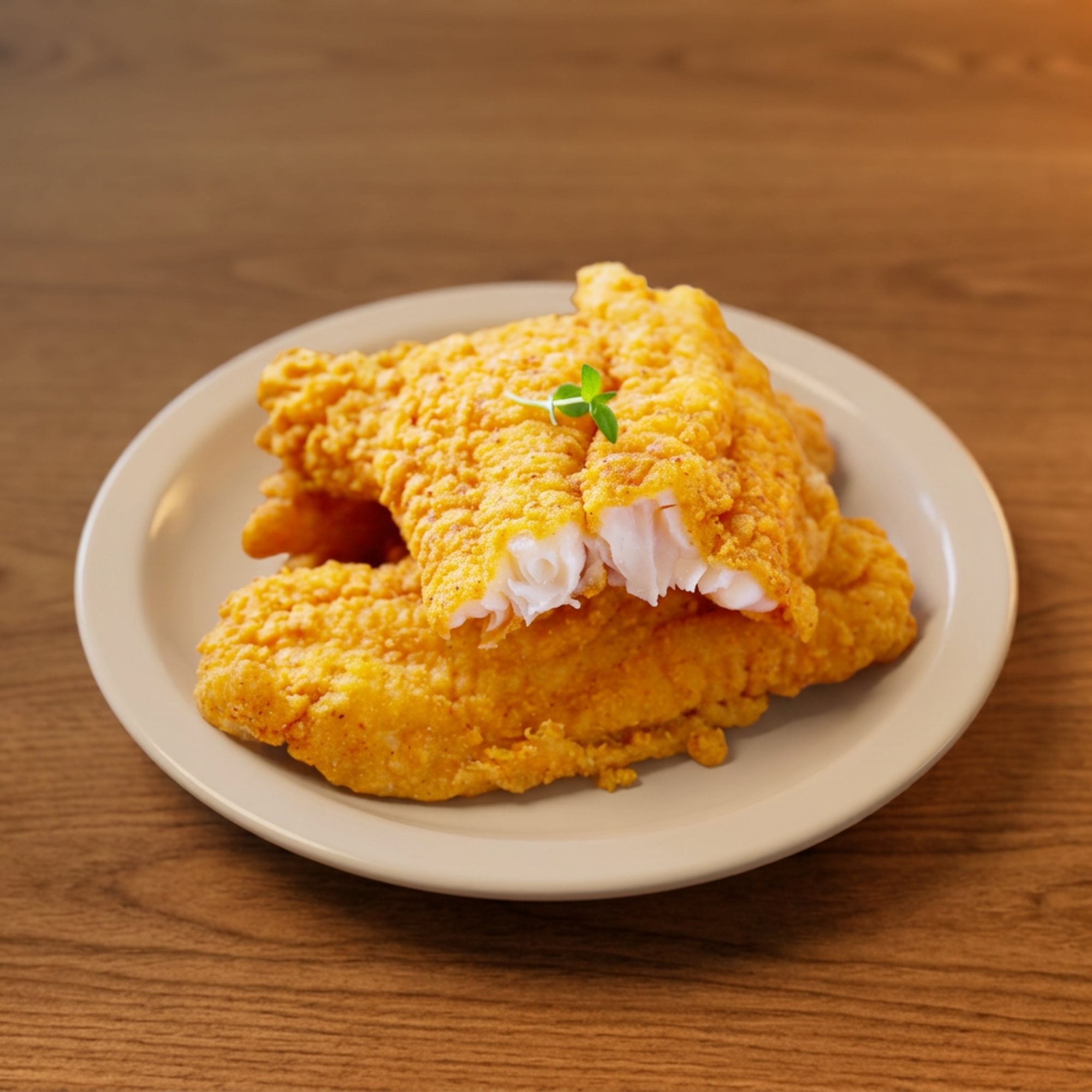 Fried Flounder Meal