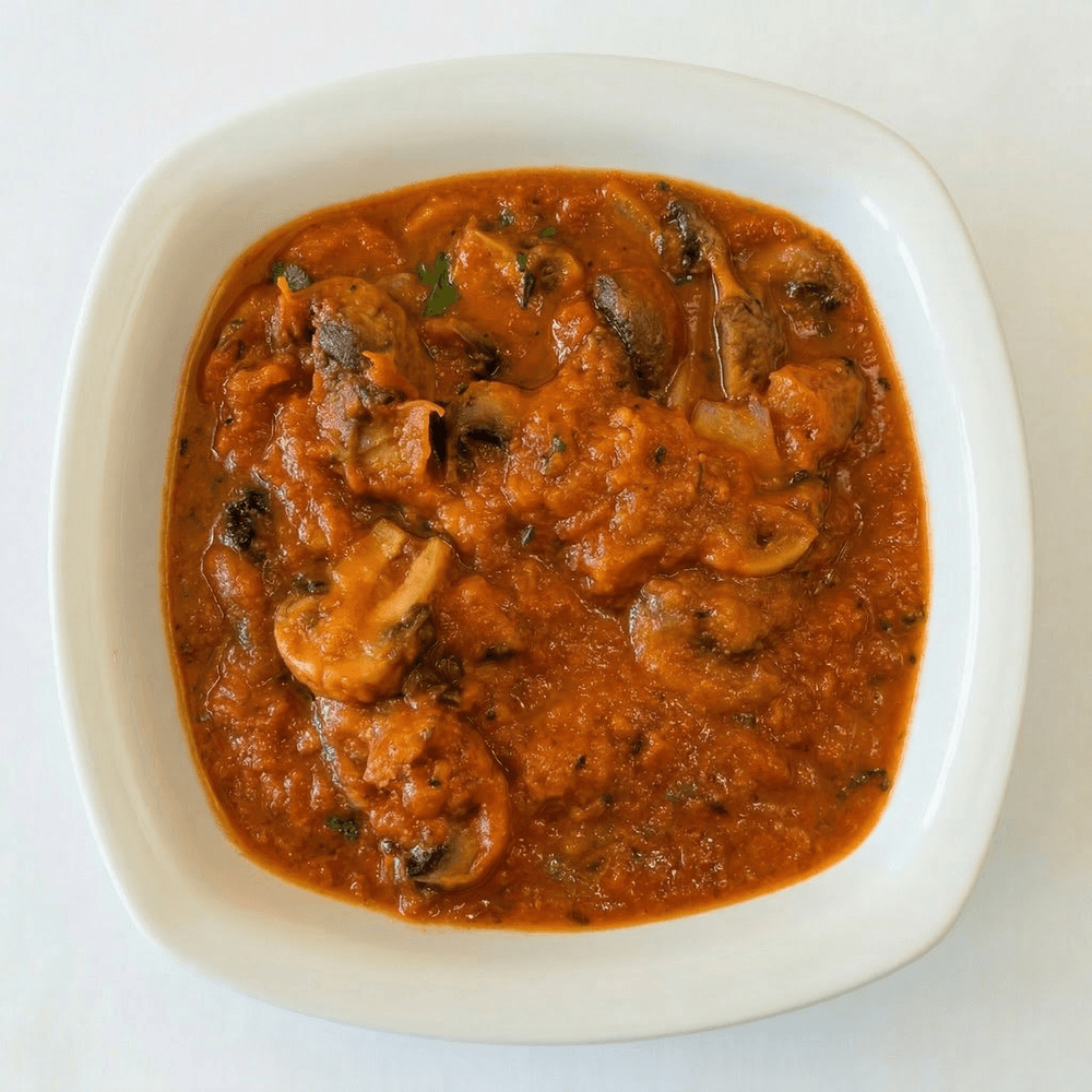 Combo Syamola Tarkari - Cremini Mushroom Curry