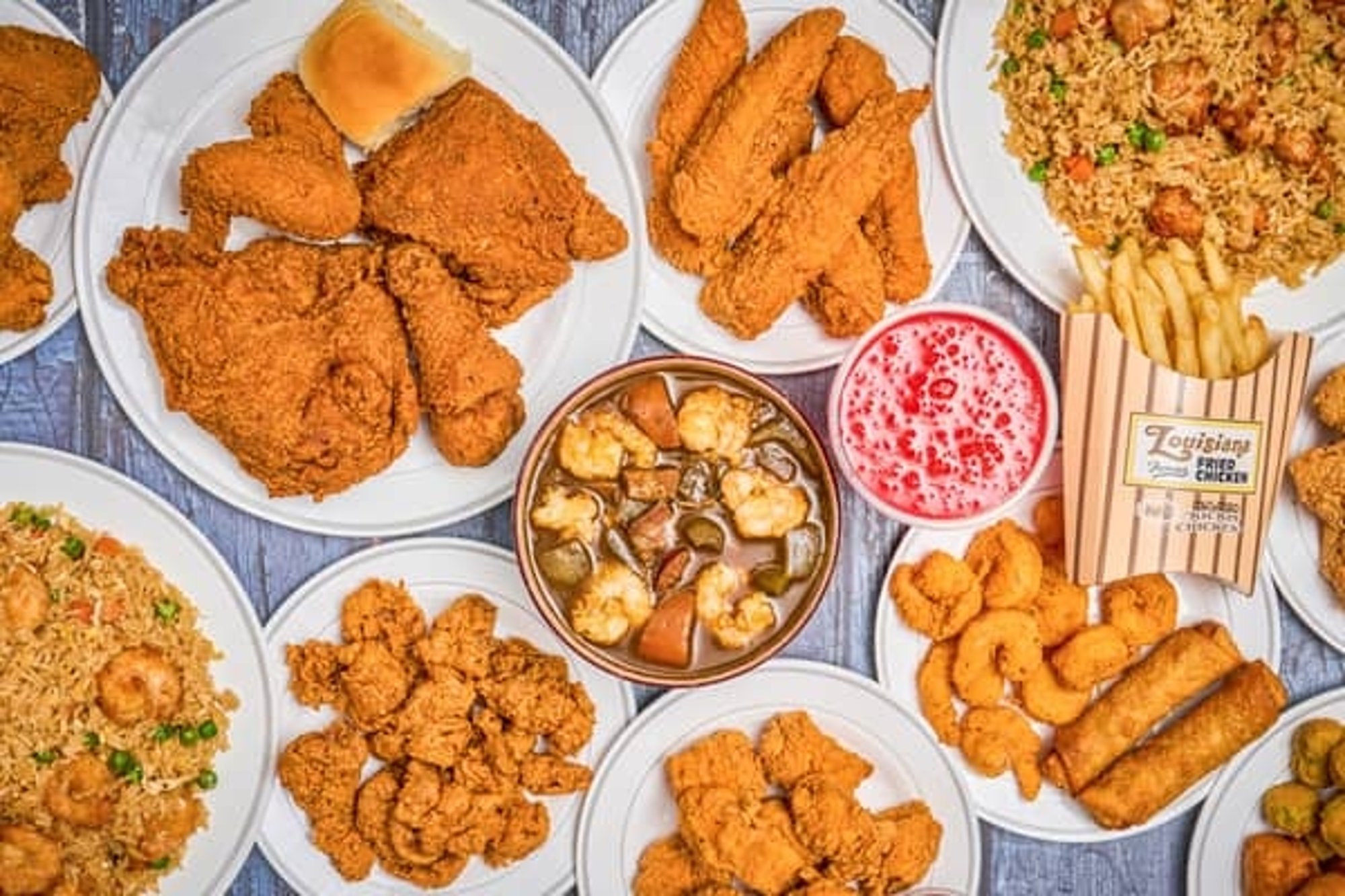 50 pc Mix w/ 6 Large Sides