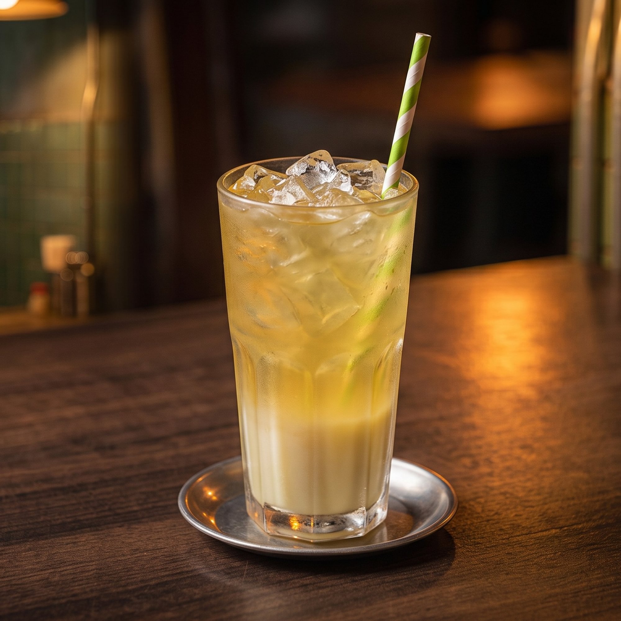 Iced Jasmine Green Tea With Milk