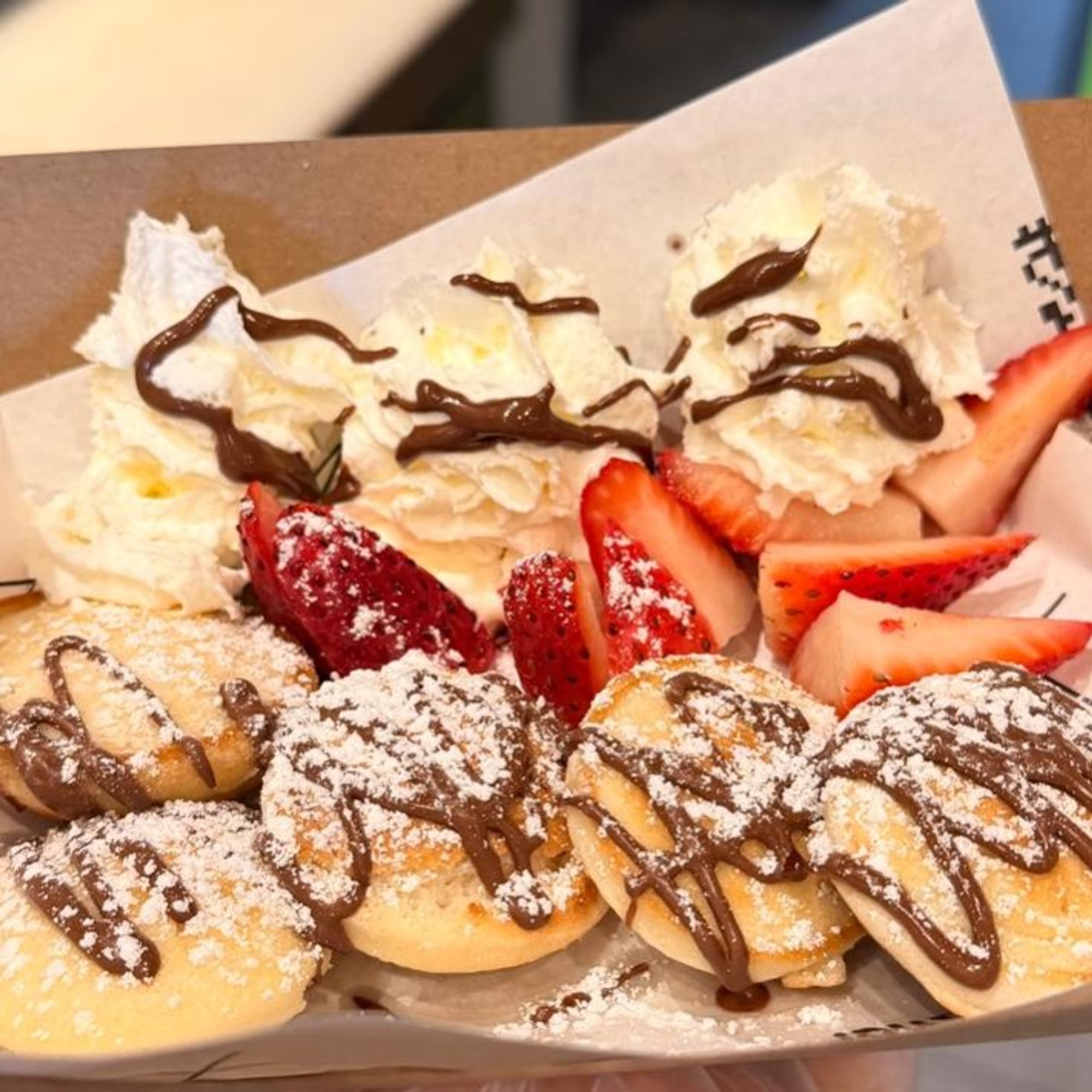 Nutella Mini Pancakes - 10 Pieces