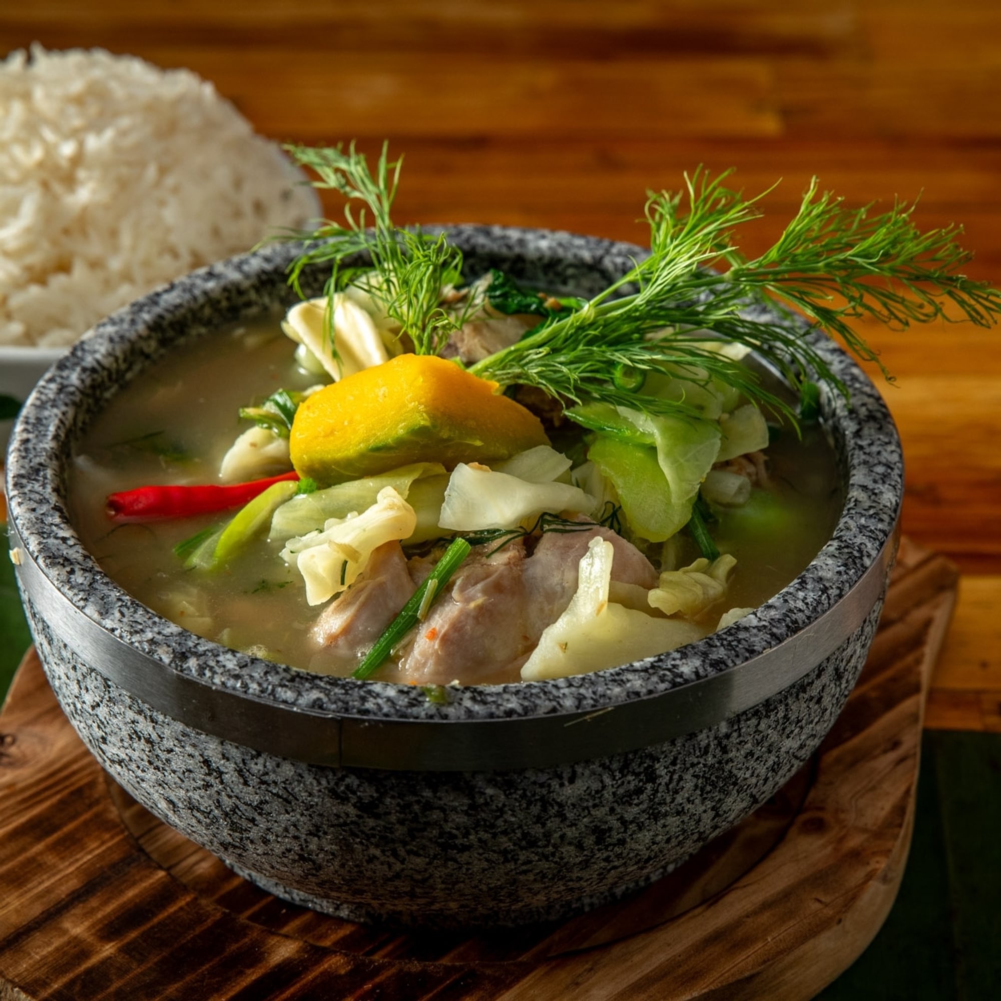 Gaeng Om Gai. แกงอ่อมไก่