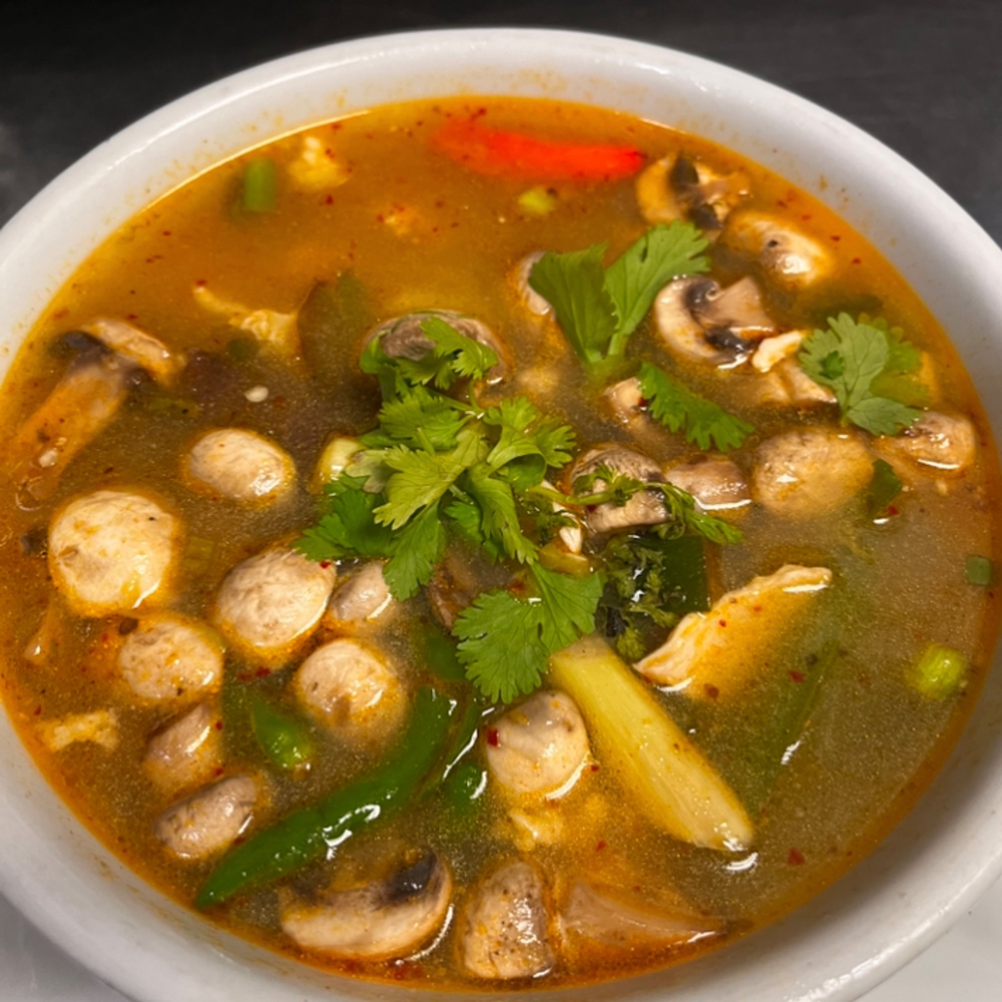 Hot & Sour Chicken Soup