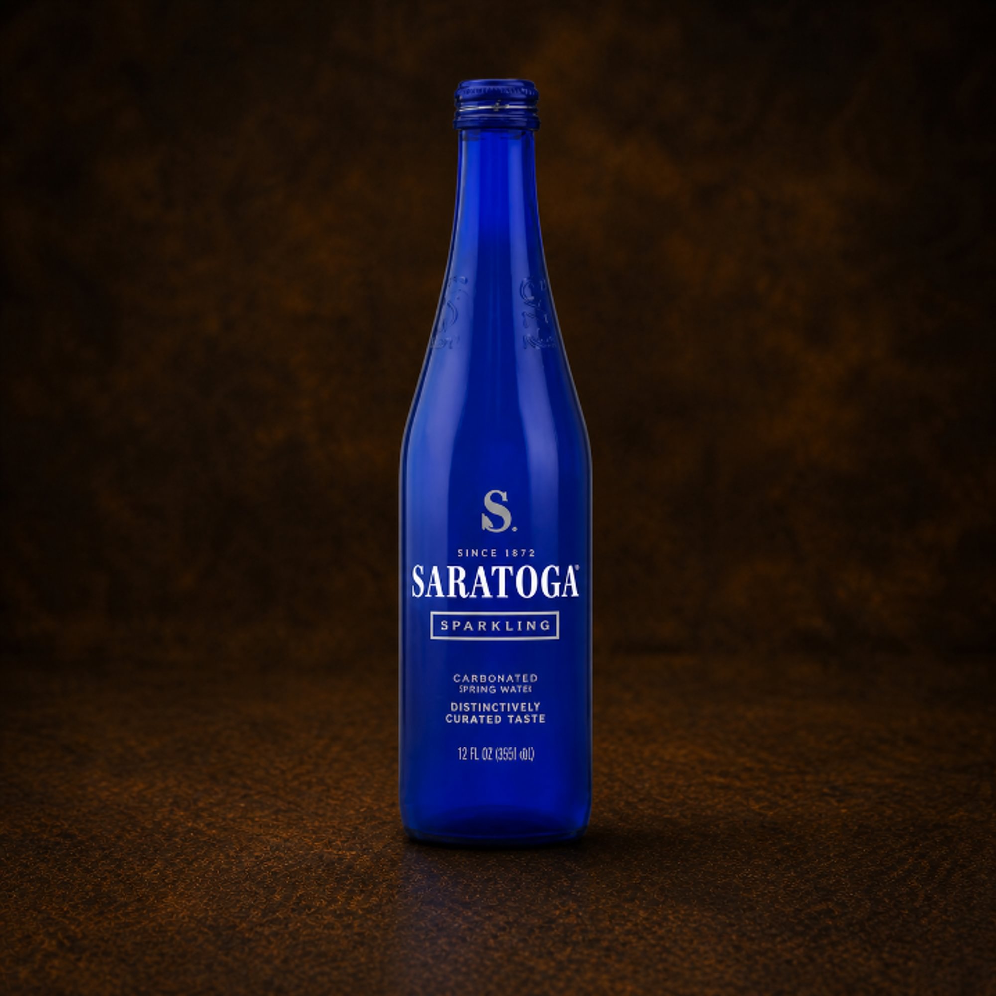 Saratoga Sparkling Water Glass