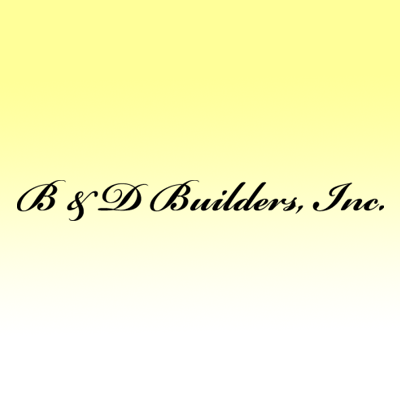 B &amp; D Builders, Inc. Logo