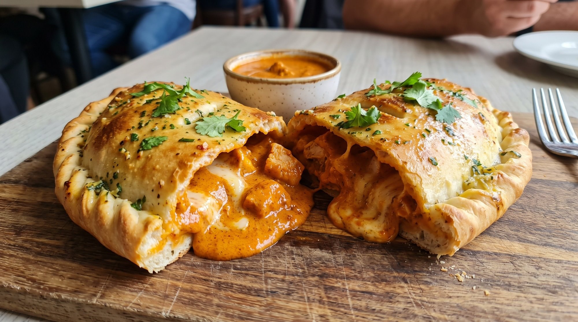 Butter Chicken Calzone