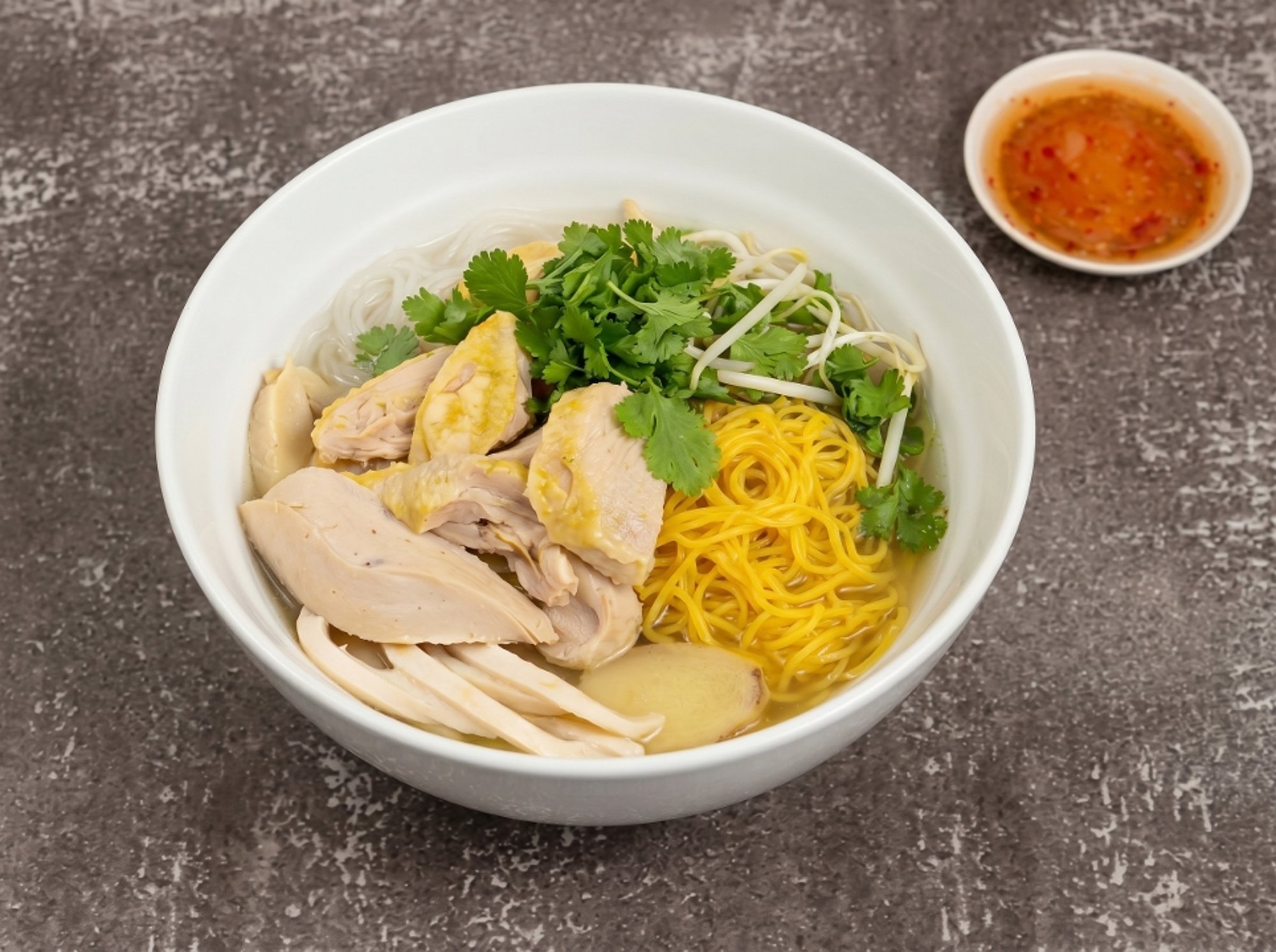 Mi Ga Dui Uc - Pho Chicken Breast Thigh Egg Noodles - Pasture-Raised