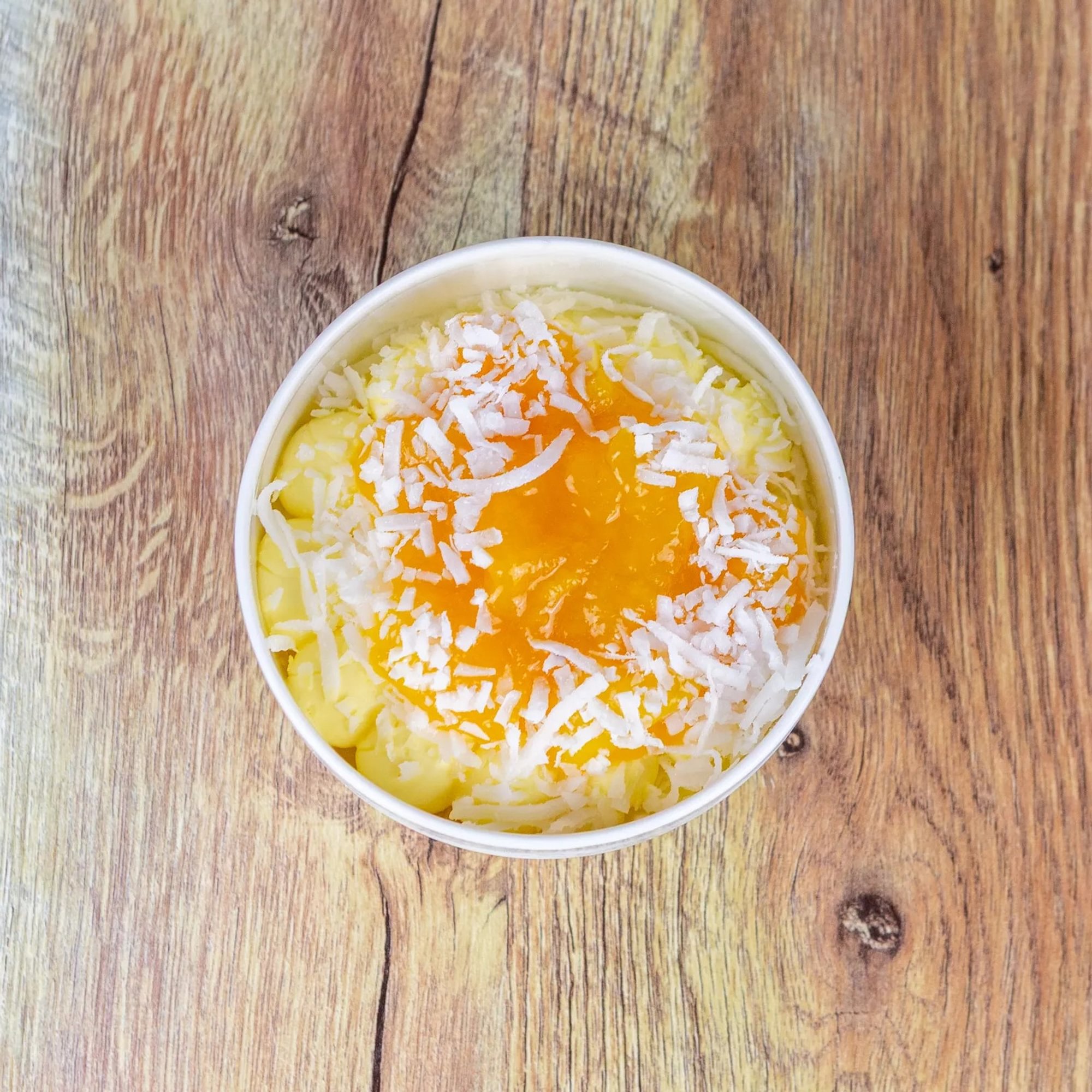Mango coconut muhalabia