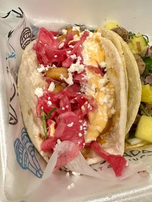 Cajun Shrimp Tacos Lunch
