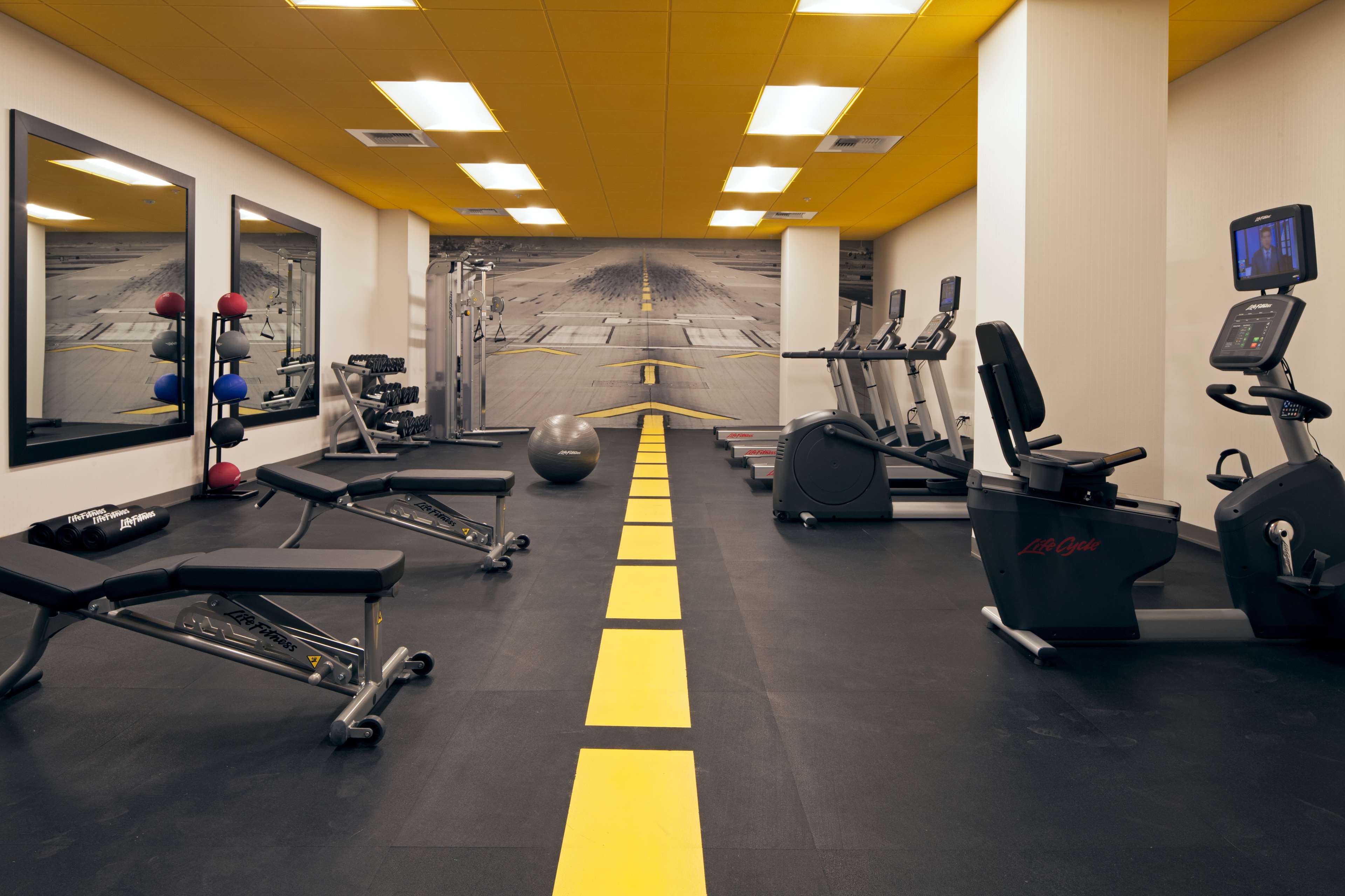 Health club  fitness center  gym