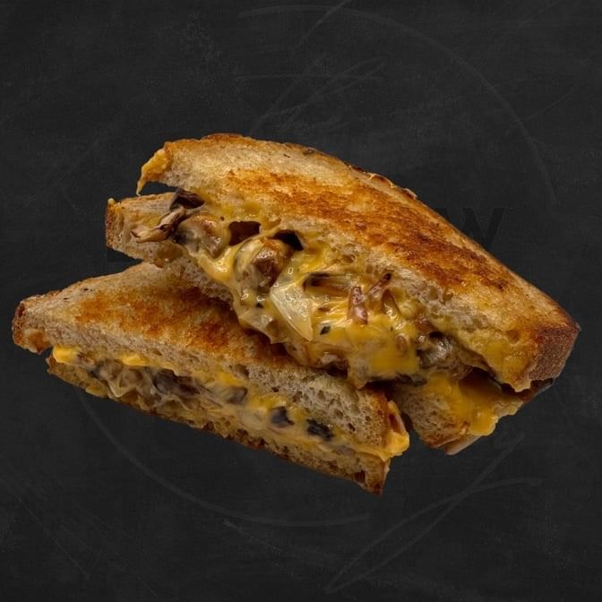 Grilled Mushroom & Cheese