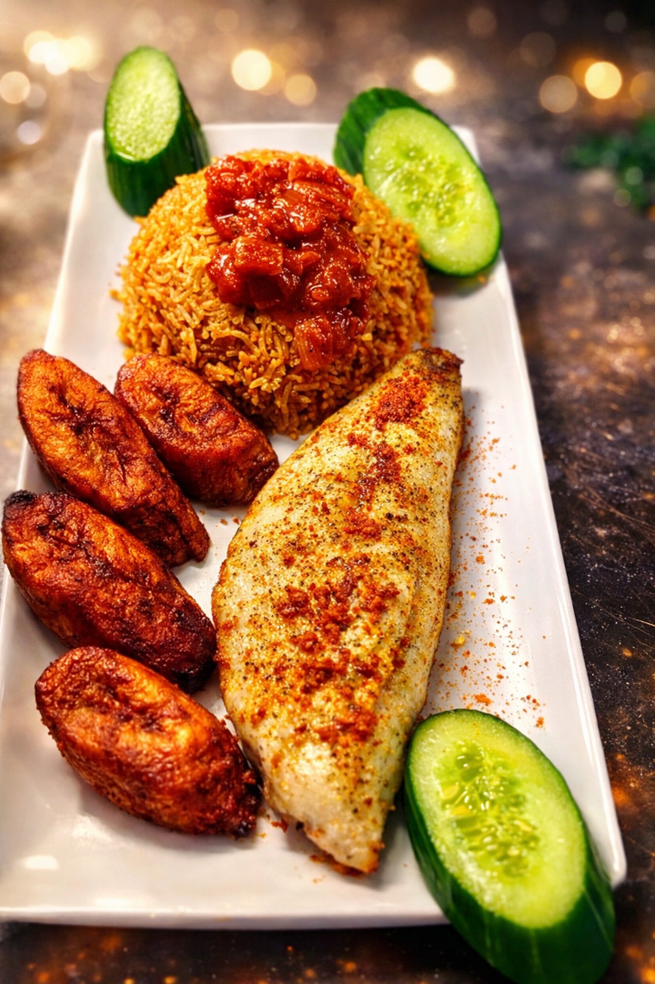 The Jollof Snapper - Jollof Rice
