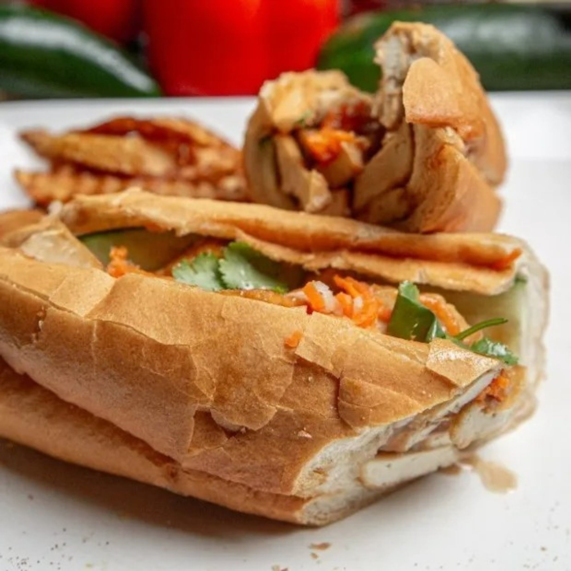 Grilled Pork Sandwich (Banh Mi Heo Nuong)