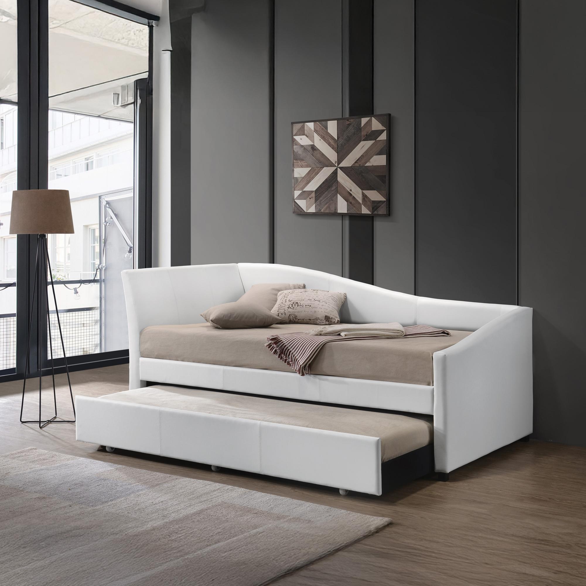 Twin Jedda Daybed w/Trundle - White