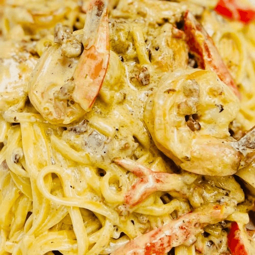 Chicken & Shrimp Carbonara Dinner