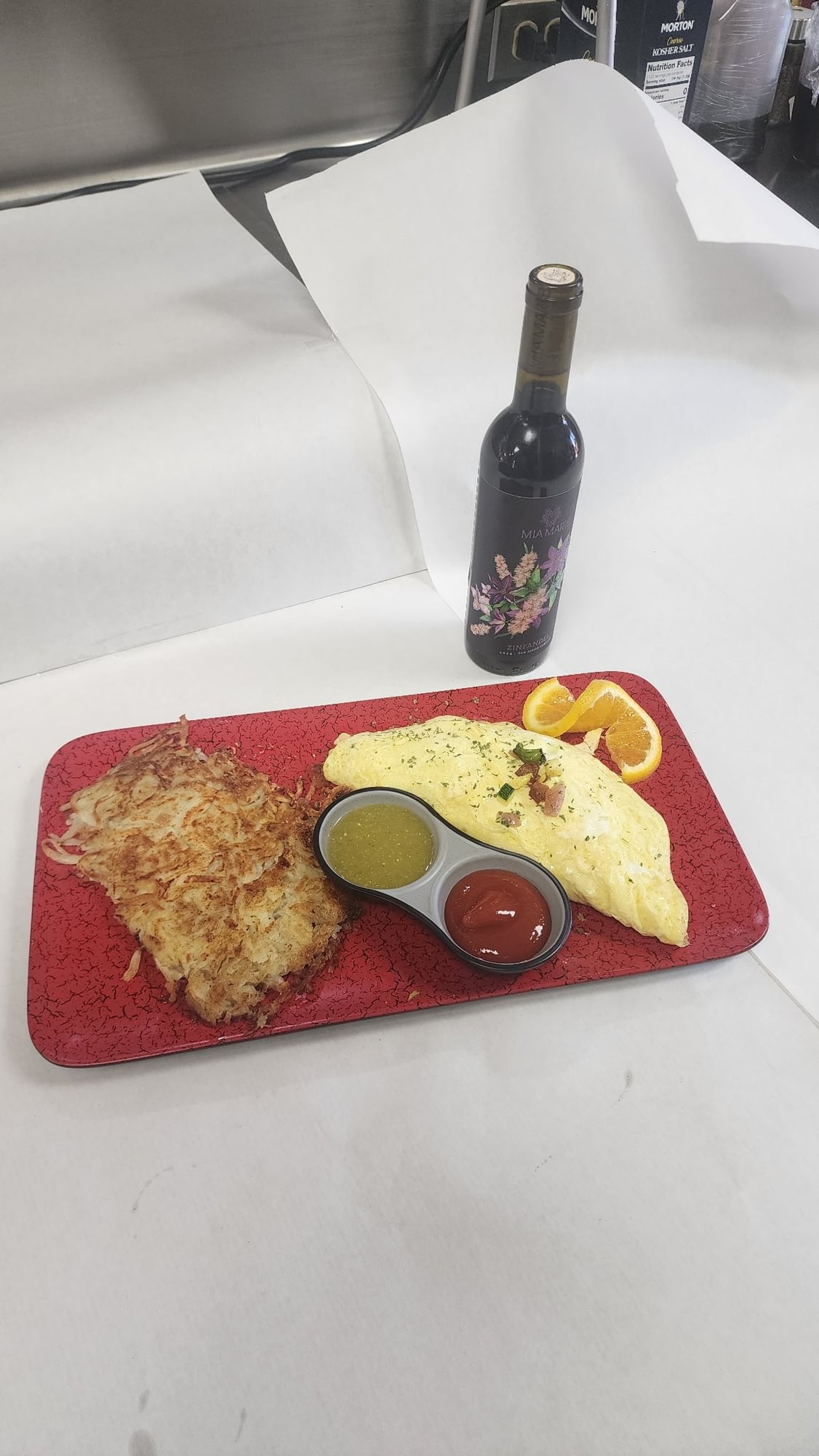 Omelette - Roast Chicken & Smoked Gouda à la Carte