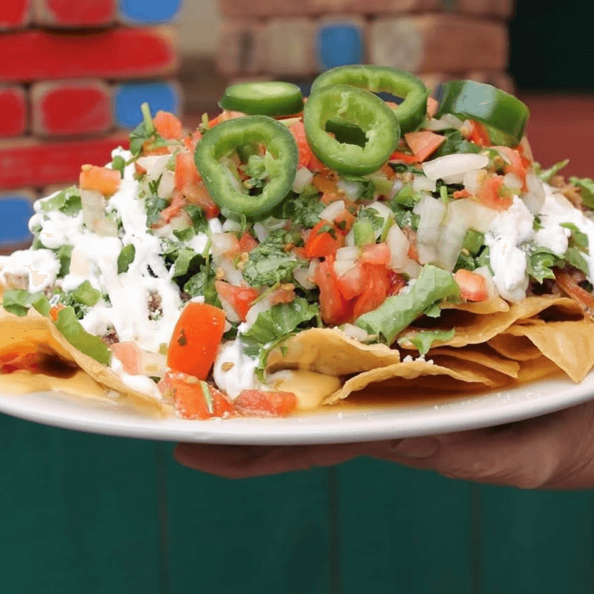 Nachos w. Pork