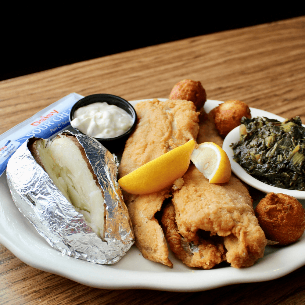 2 Piece Catfish Platter (BONE-IN)