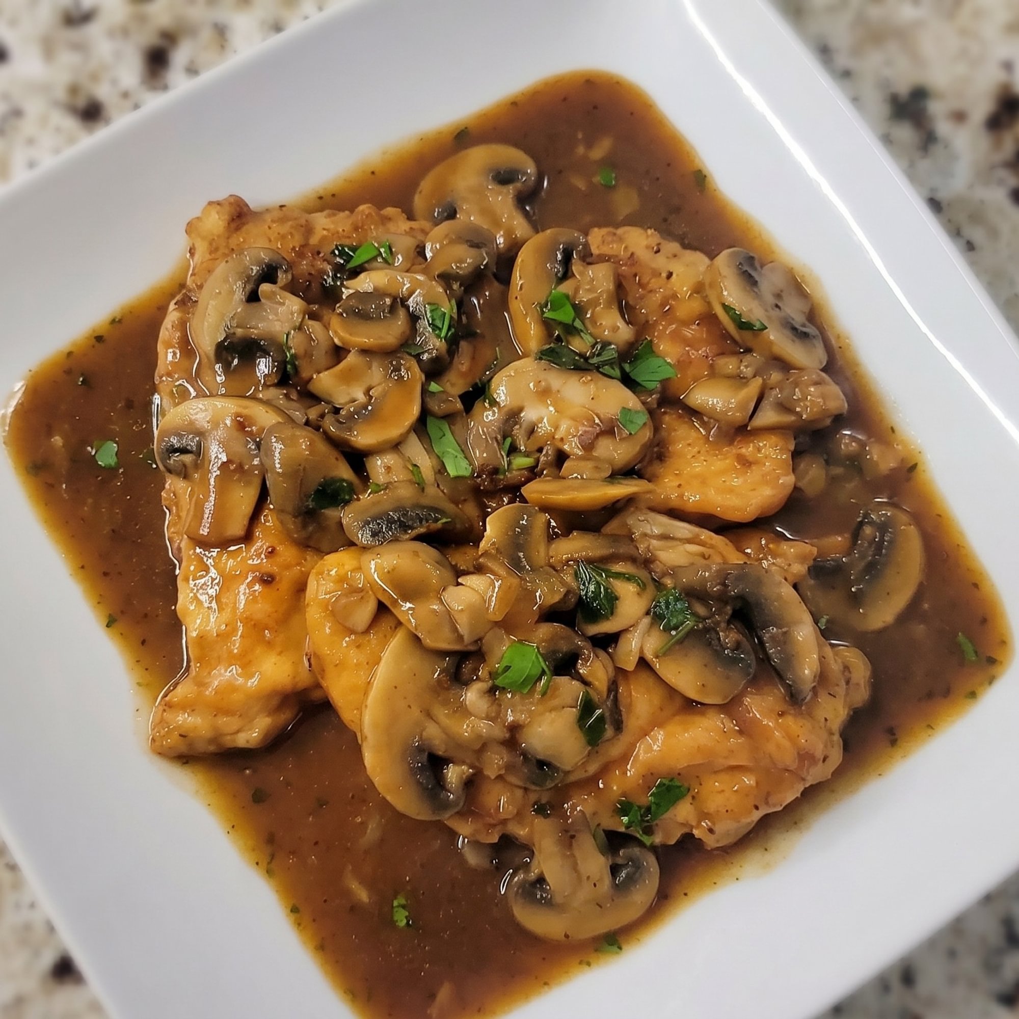Creamy Chicken Marsala Dinner