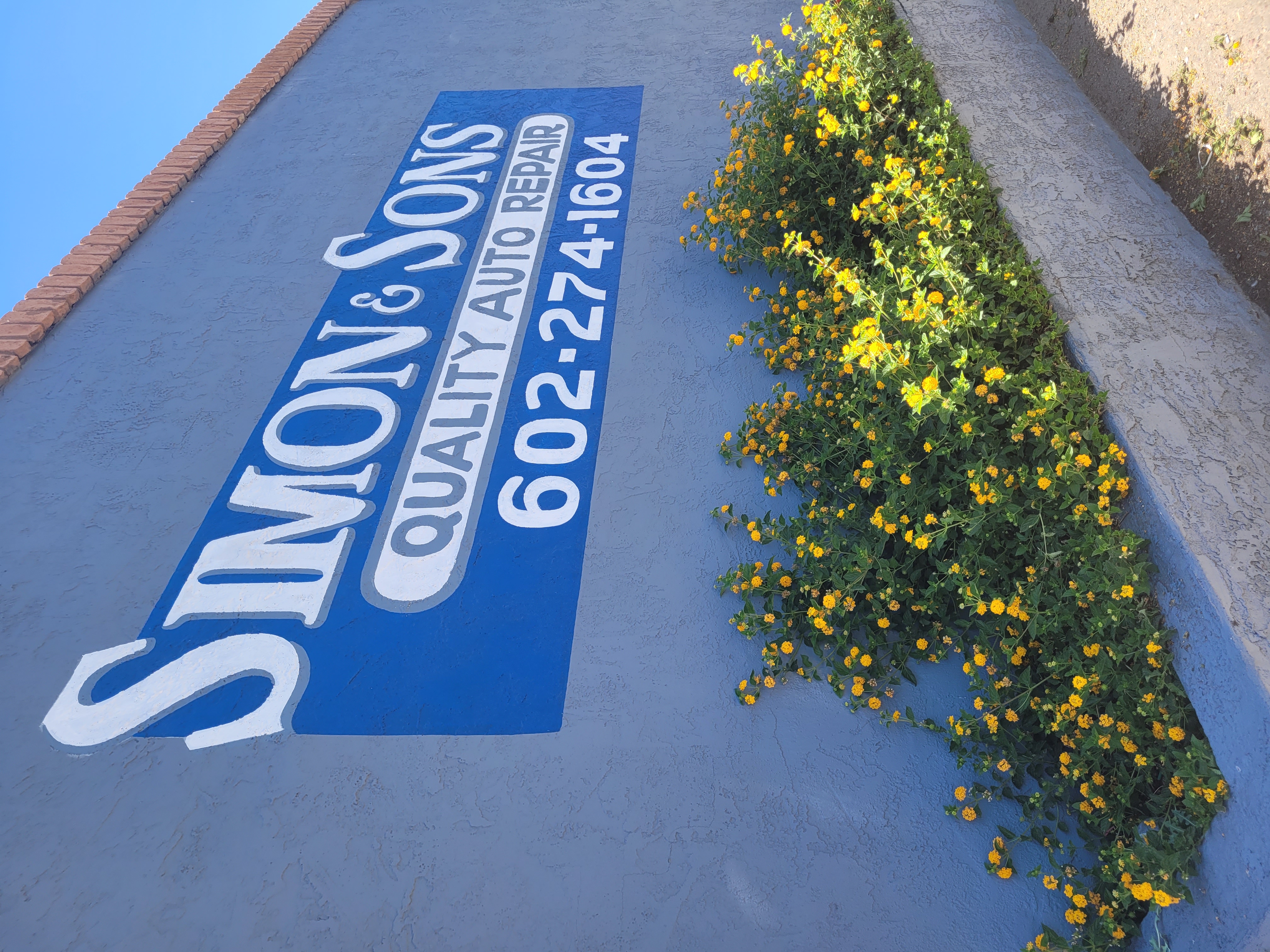 Simon &amp; Sons Auto Repair Logo