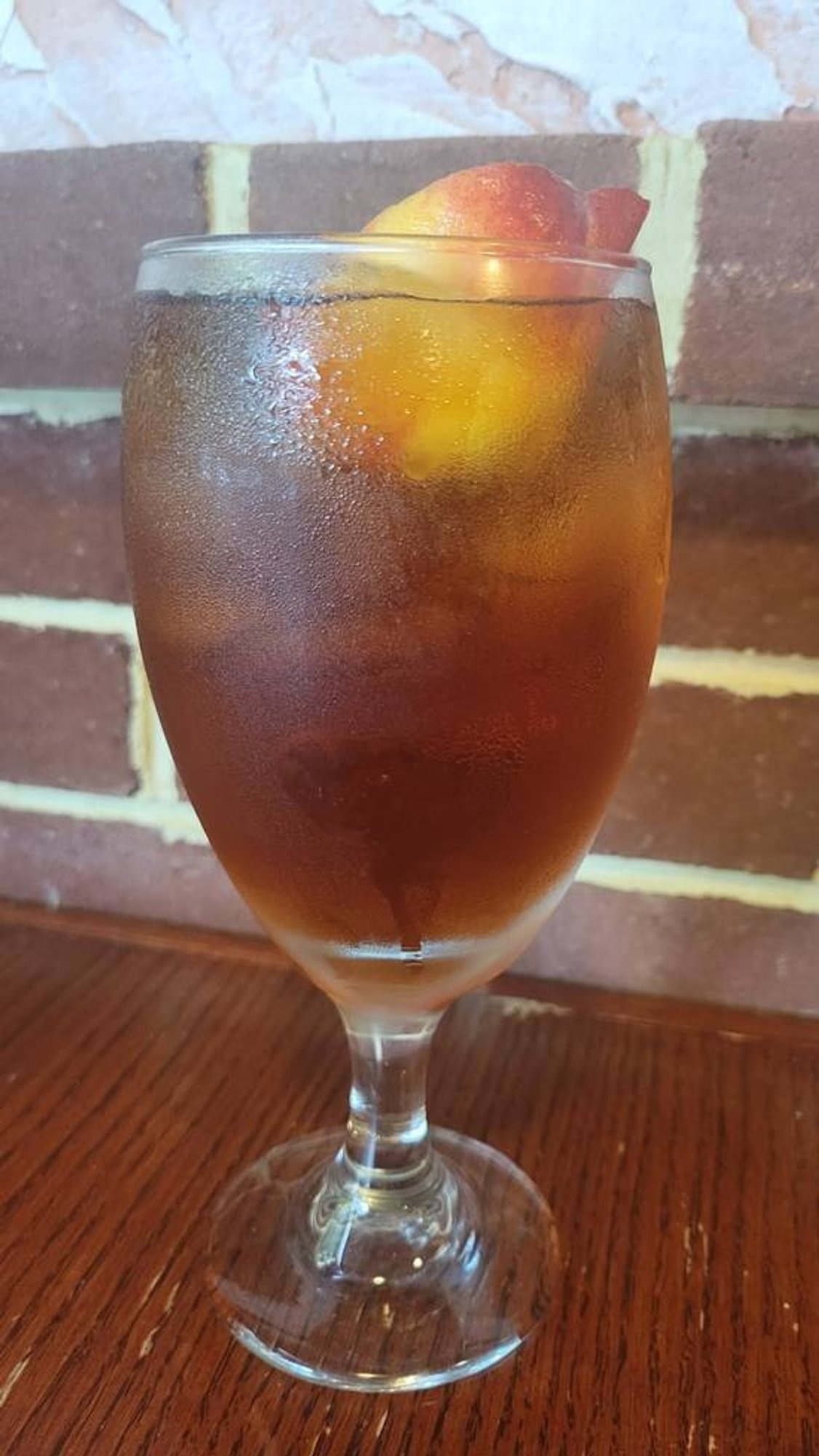 Peach Infused Ice Tea