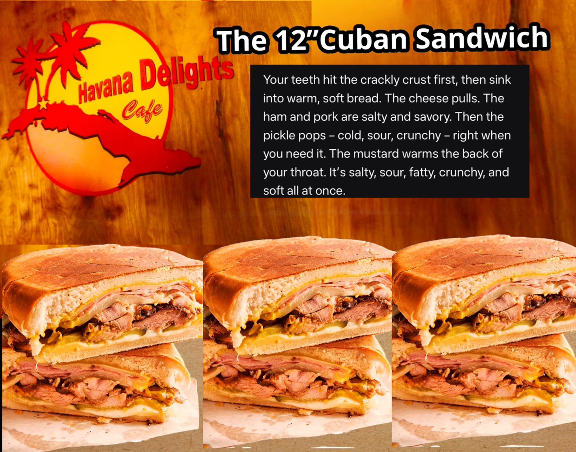 12" Cuban Sandwich