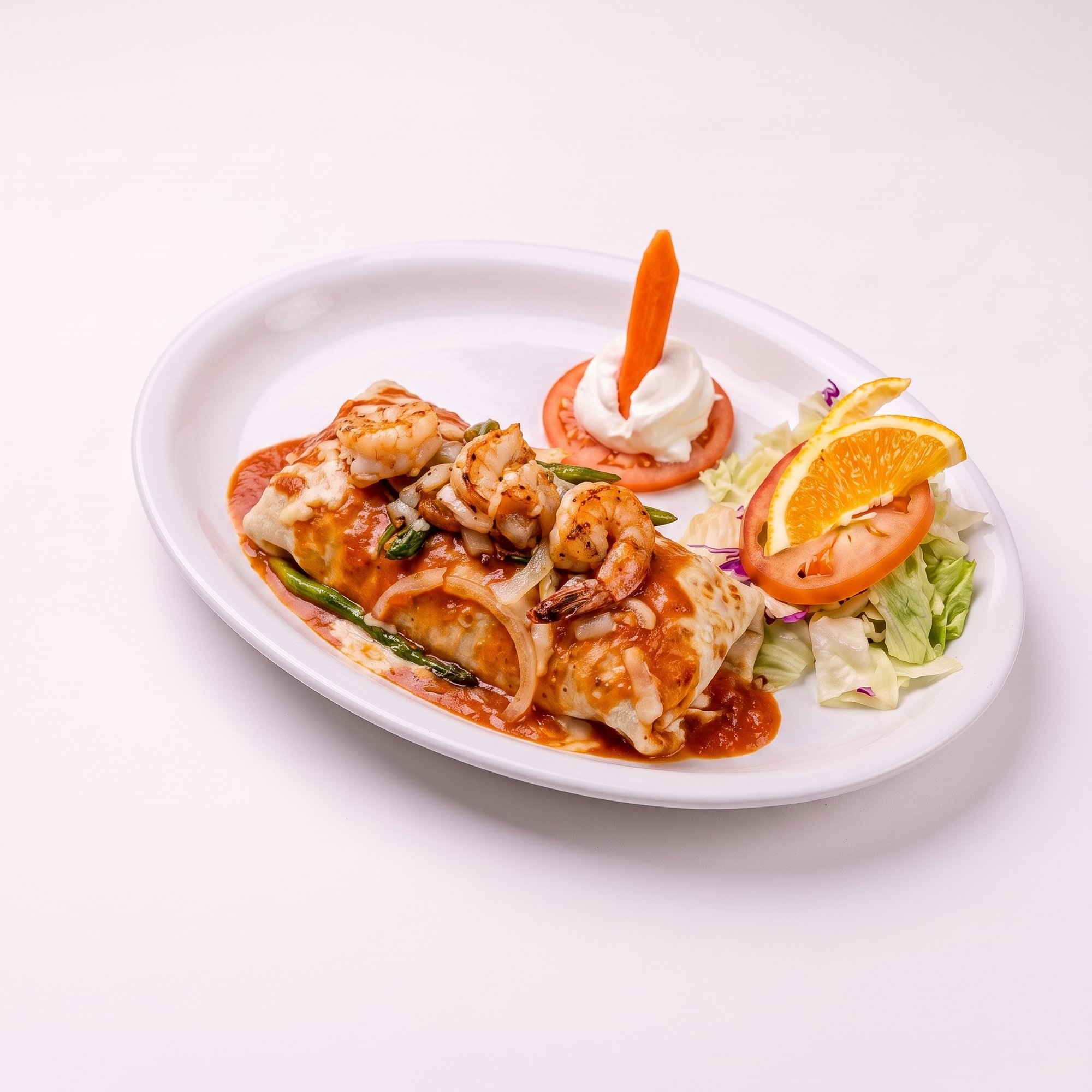Camaron, Pescado Burrito