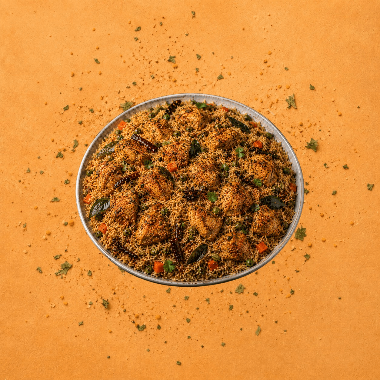 Karampodi Chicken Pulao