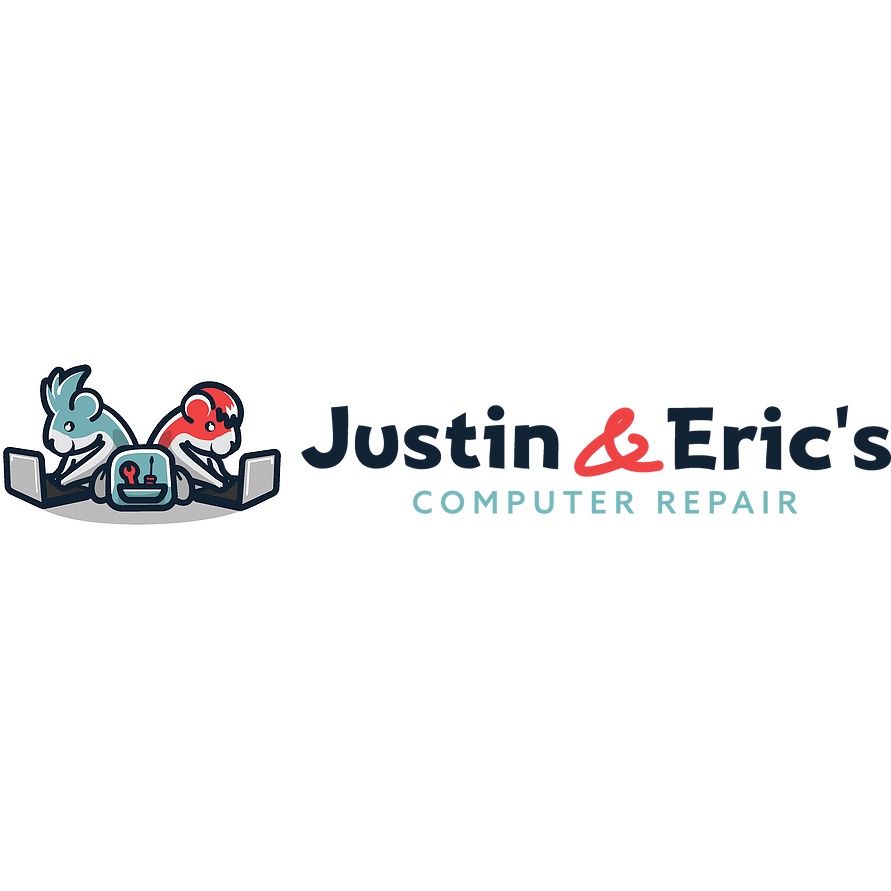Justin &amp; Eric's Computer Repair Logo