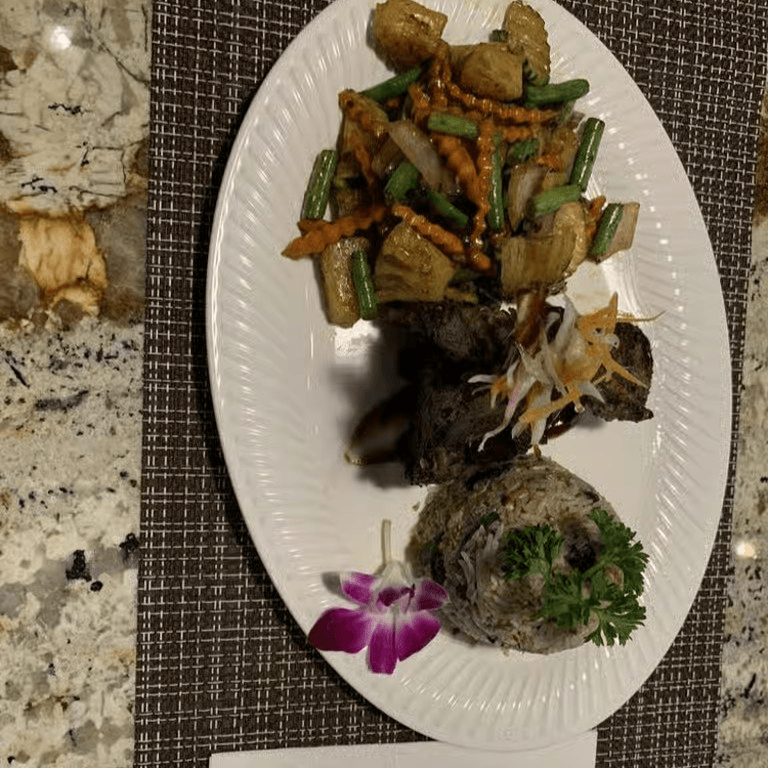 Barbecue Thai Rack of Lamb