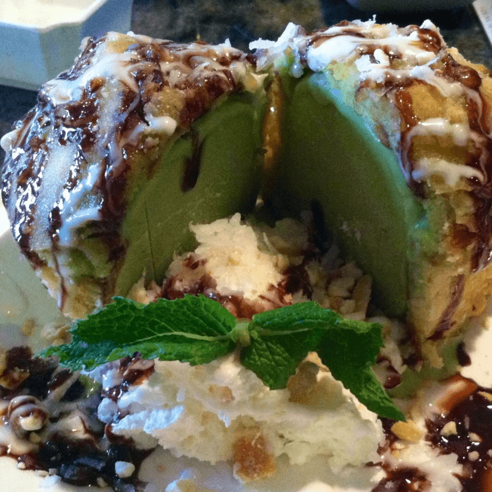 Fried Ice Cream Green Tea
