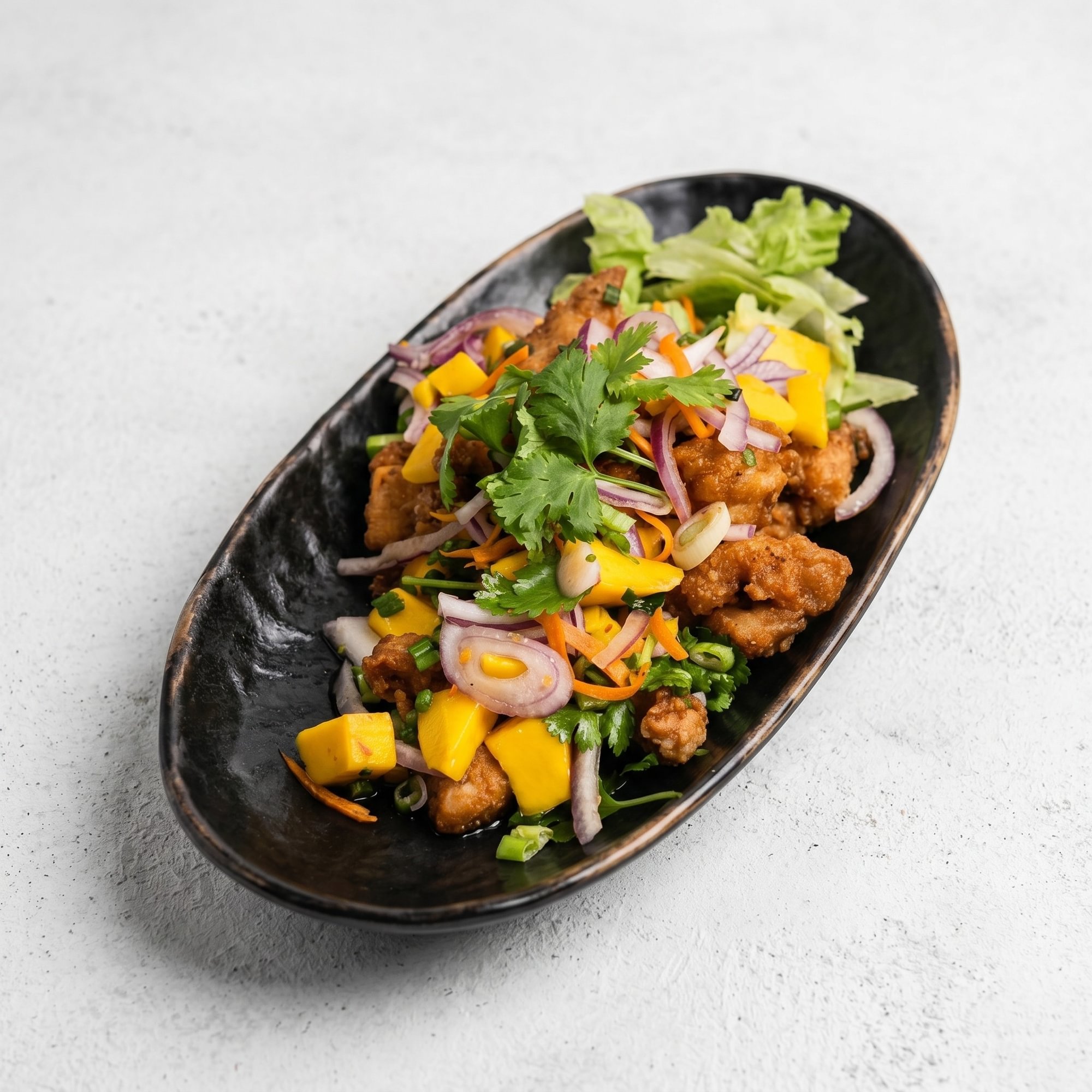 Crispy Chicken Mago Salad