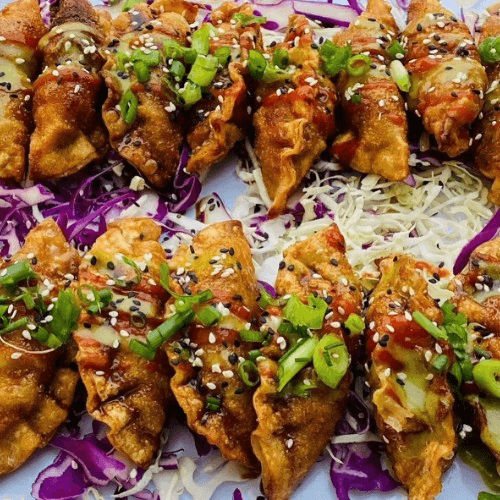 Crispy Korean Beef Potsickers