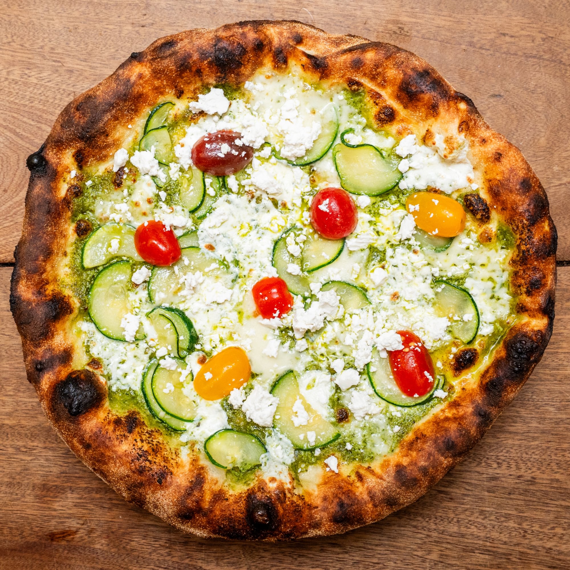 Mediterranean Garden Pizza (Vegan /GF Option is available)