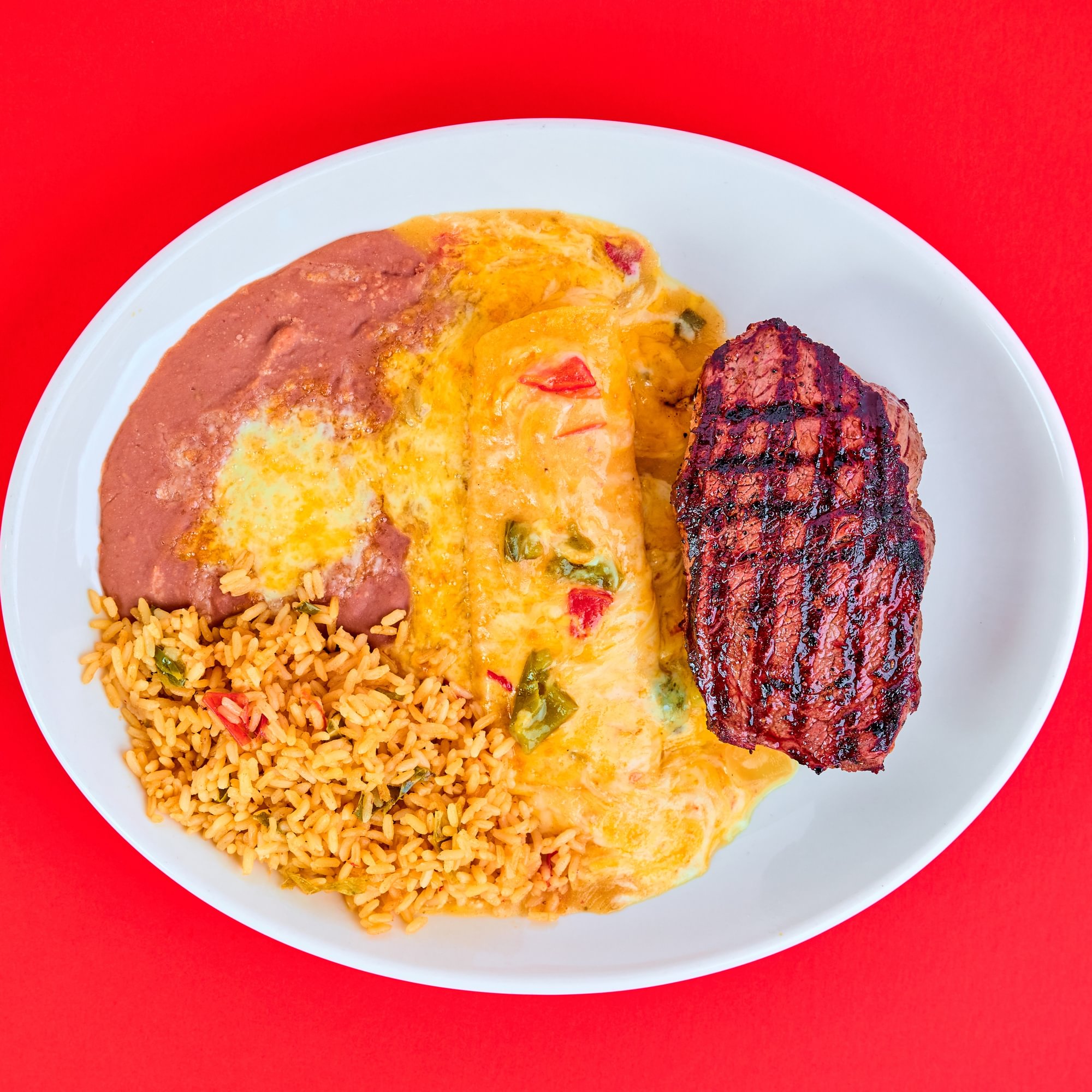 Top Sirloin & Cheese Enchilada
