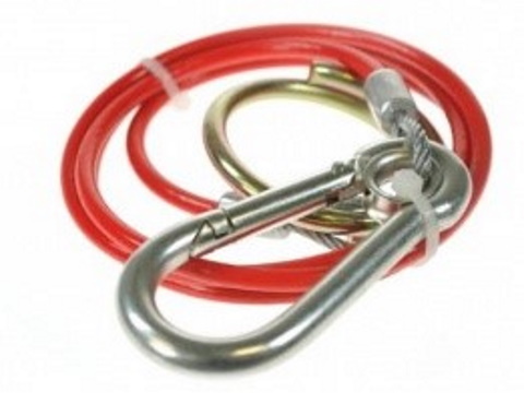 Breakaway cable, pvc 1m x 3mm (Suits Bradley) (mp501b)