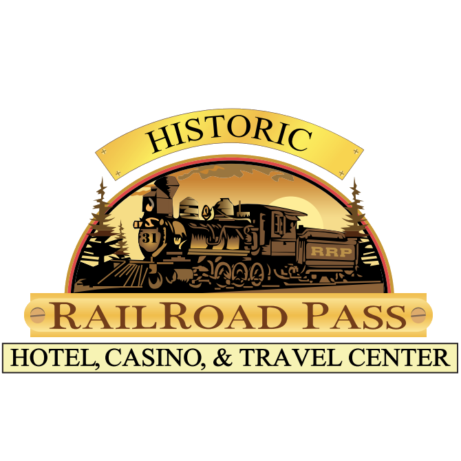 Railroad Pass Casino and Hotel and Travel Center Logo