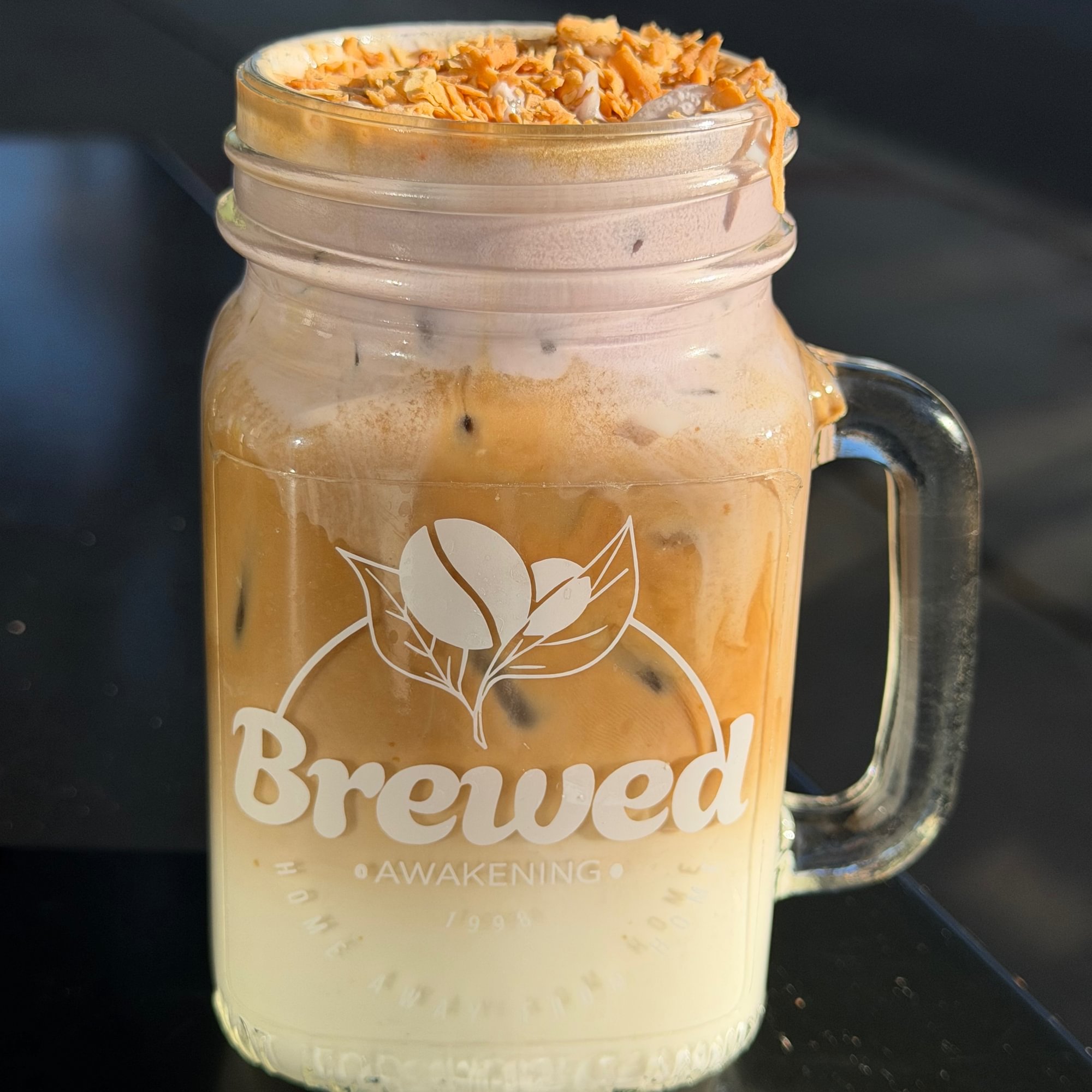 Coconut Ube latte