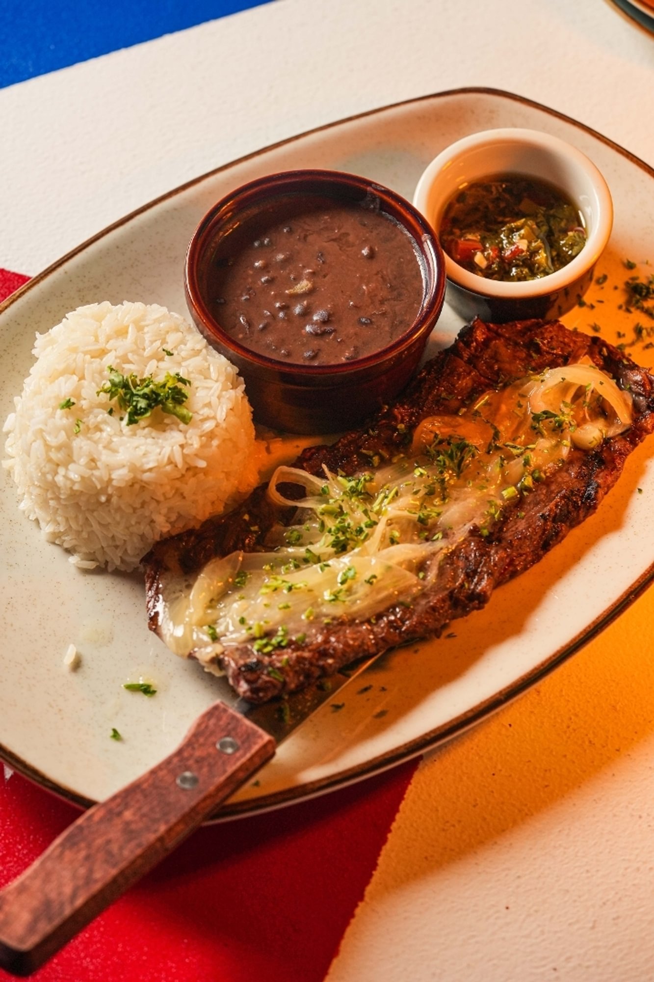 Angus Skirt Steak (Churrasco Encebollado a la Casera)