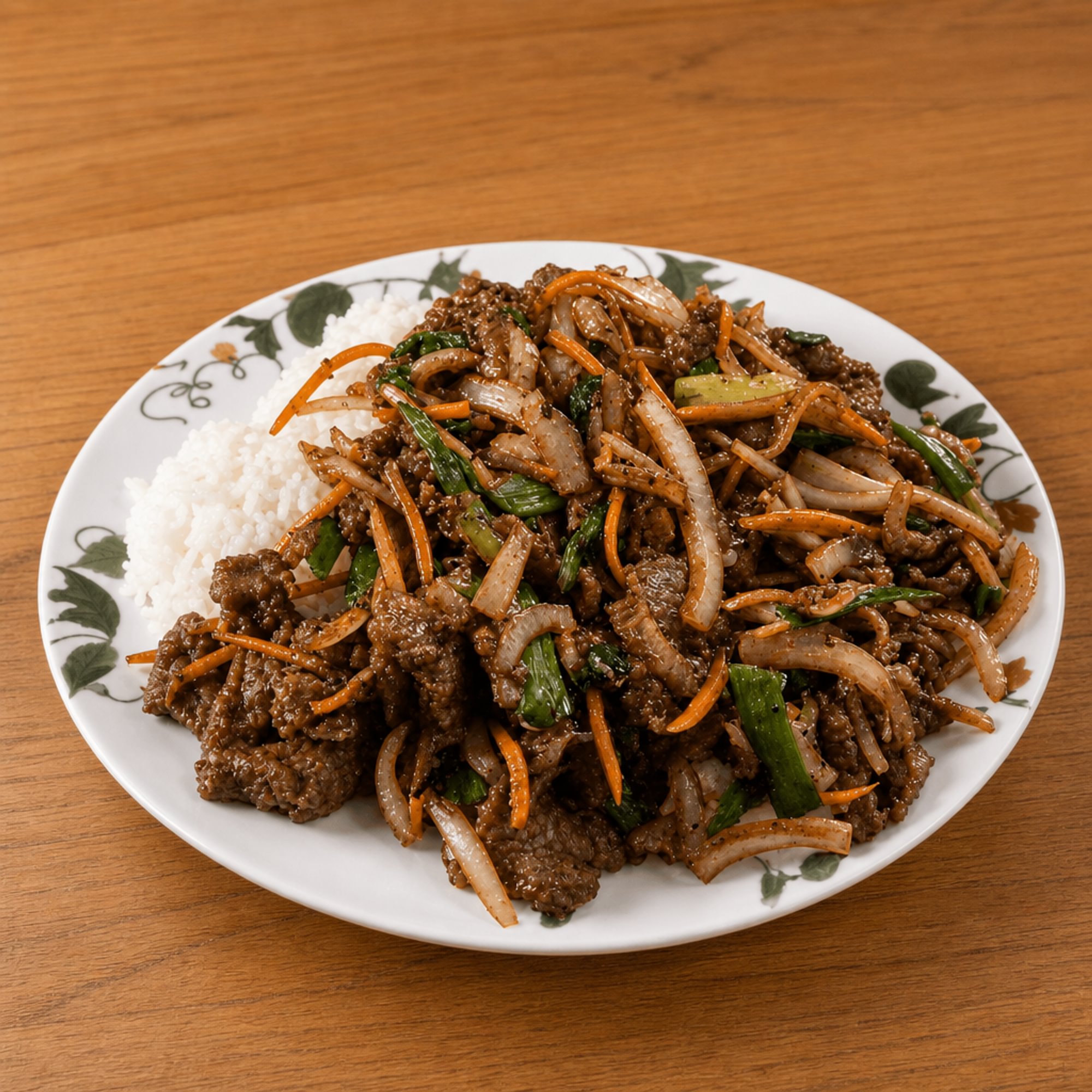 Ginger Onion Beef 姜葱牛