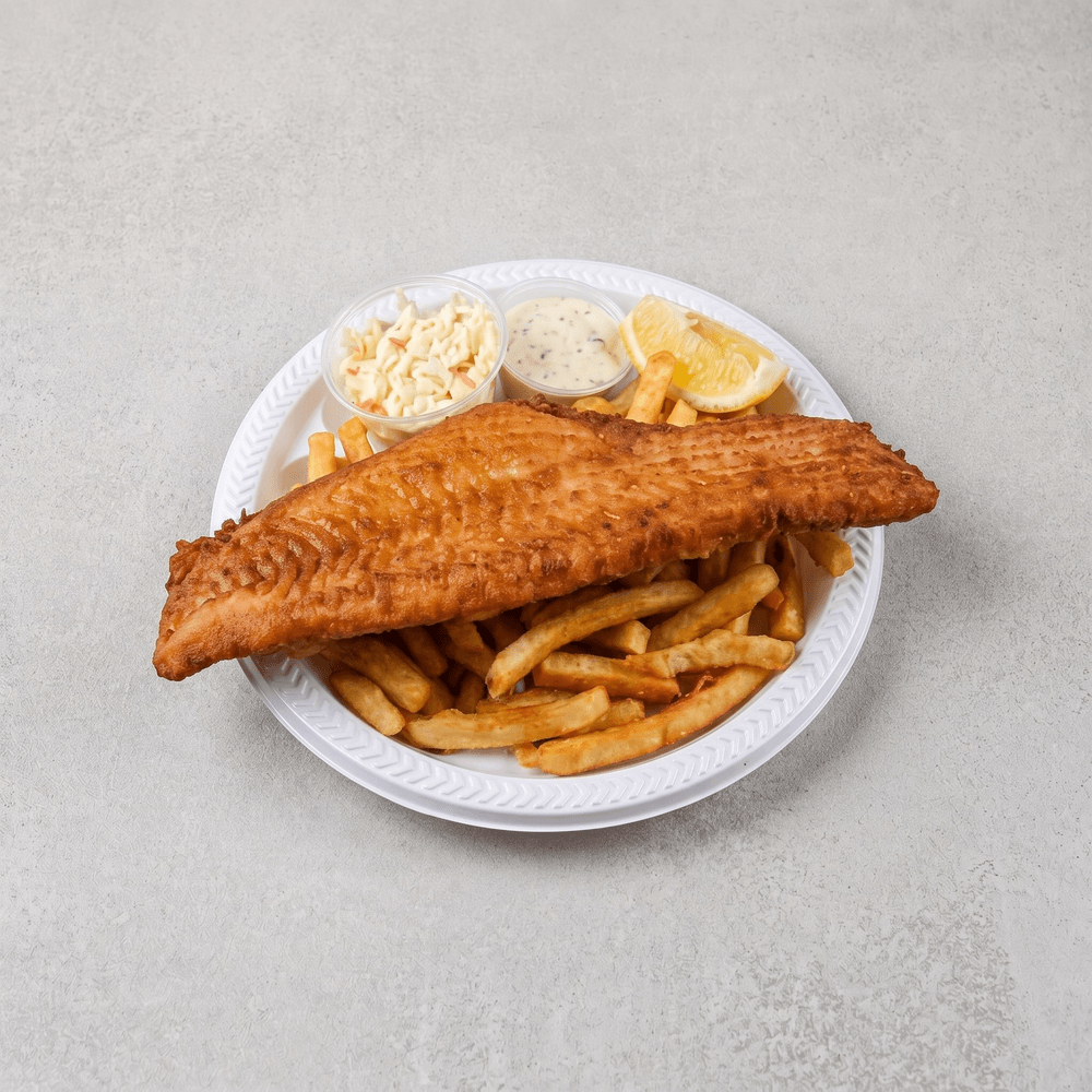 Fried Haddock Dinner