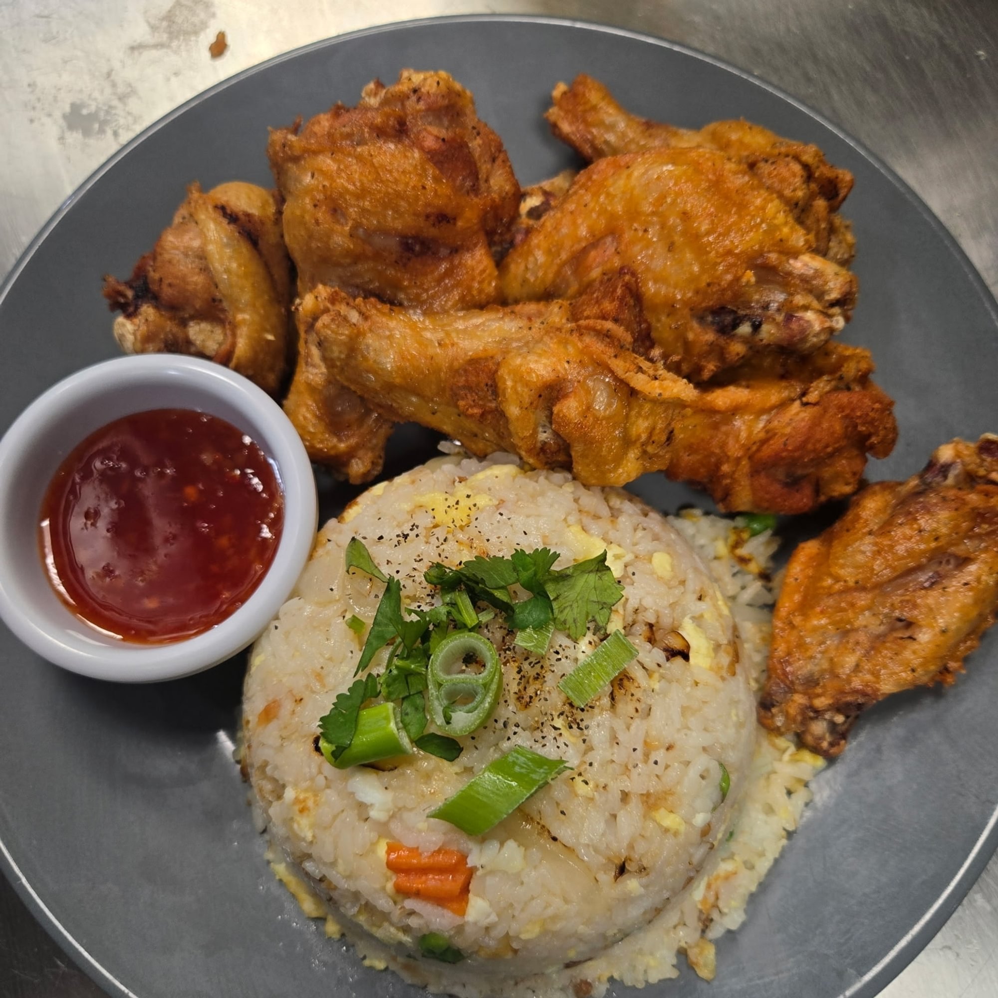 Chicken Wing Fried Rice