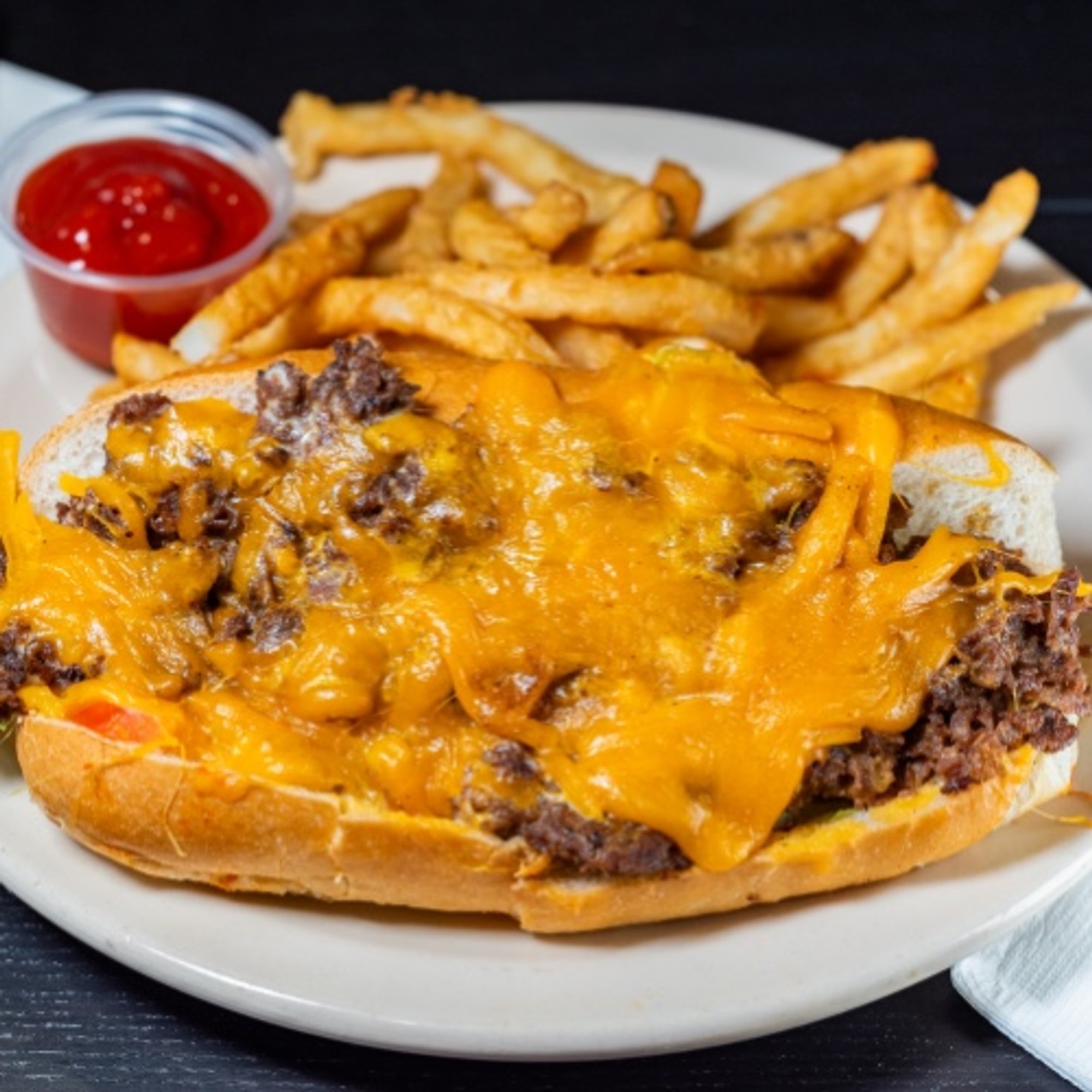 Philly Steak and Cheese/ Fries 🍟