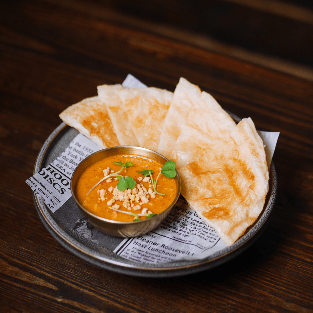 A6. Chicken Massamun Curry & Roti
