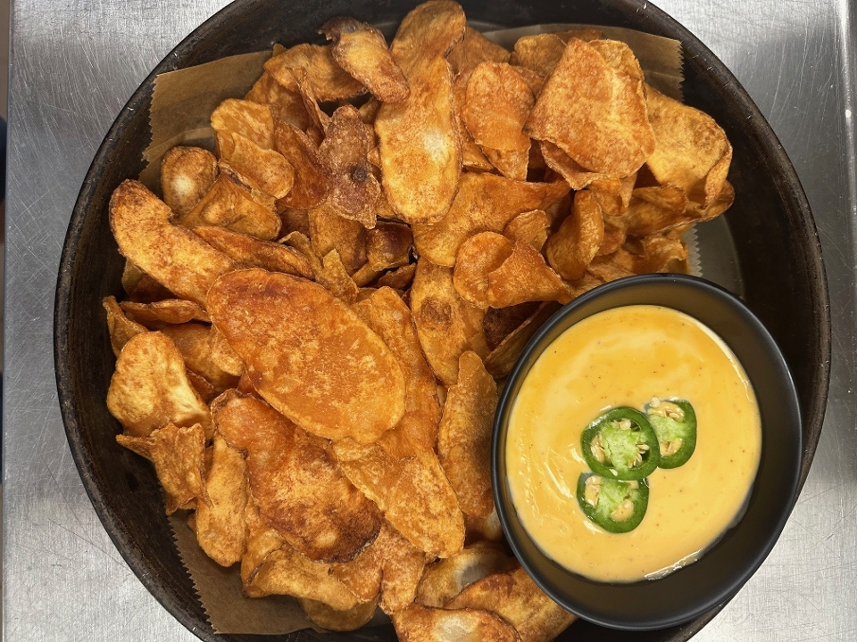 House Chips with a Side of Beer Cheese